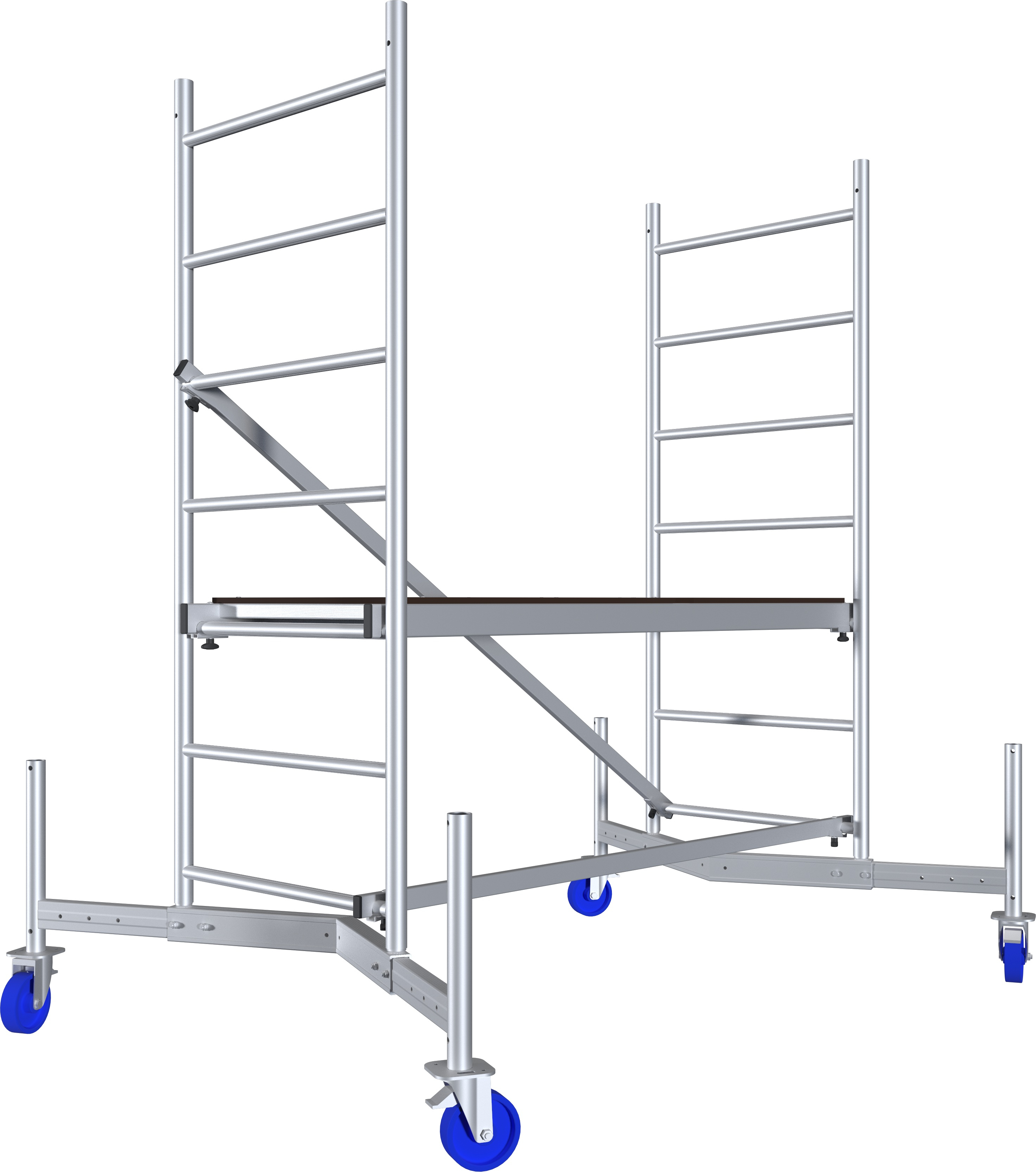 ClimTec®, Arbeitsgerüst (Alu), Grundgerüst - plus Rollen