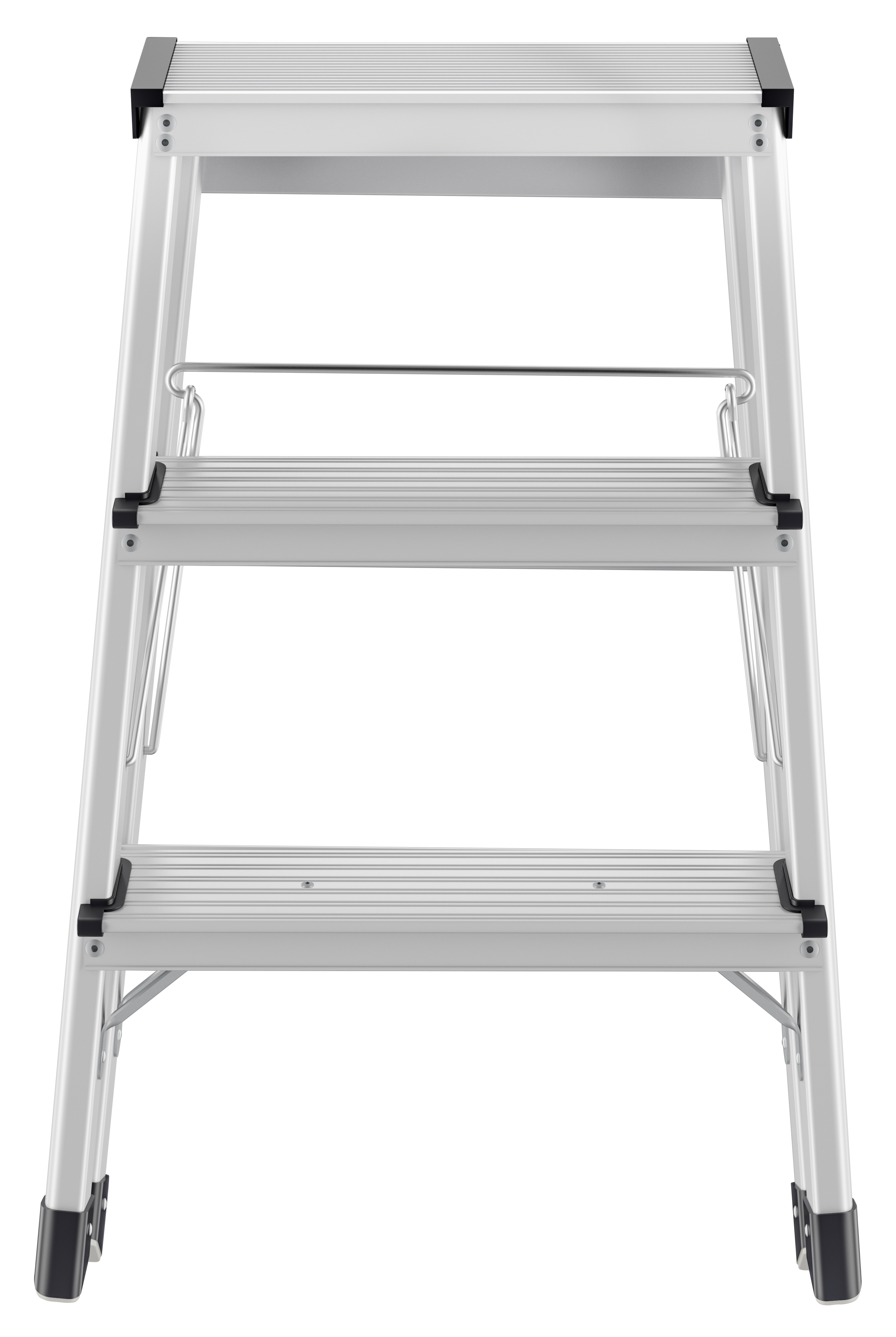 D60 StandardLine - Aluminium-Klapptritt 2x2 Sprossen D60 StandardLine - Aluminium-Klapptritt 2x2 Sprossen