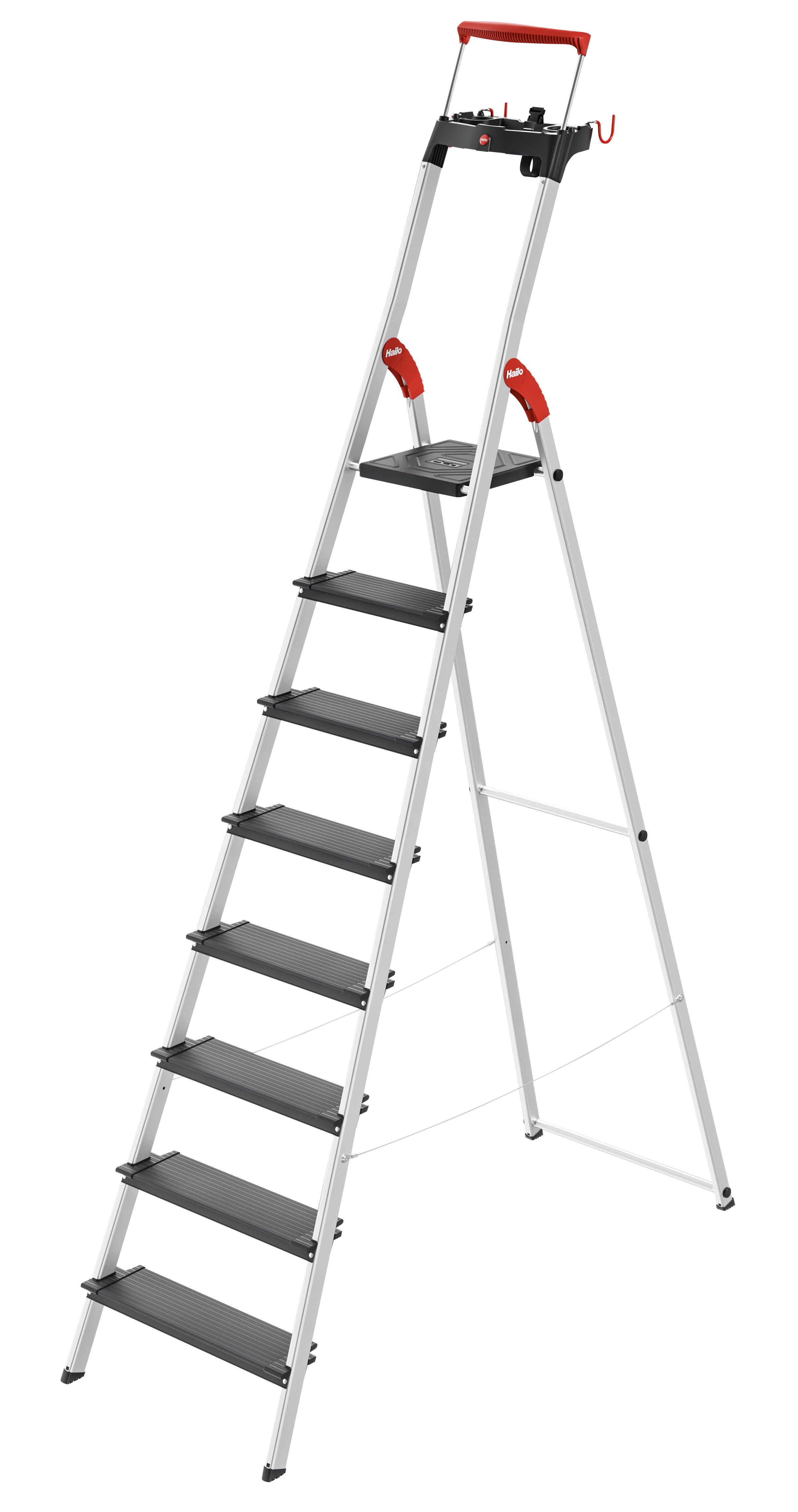 L100 TopLine- Sicherheits-Stehleiter, 8 Stufen