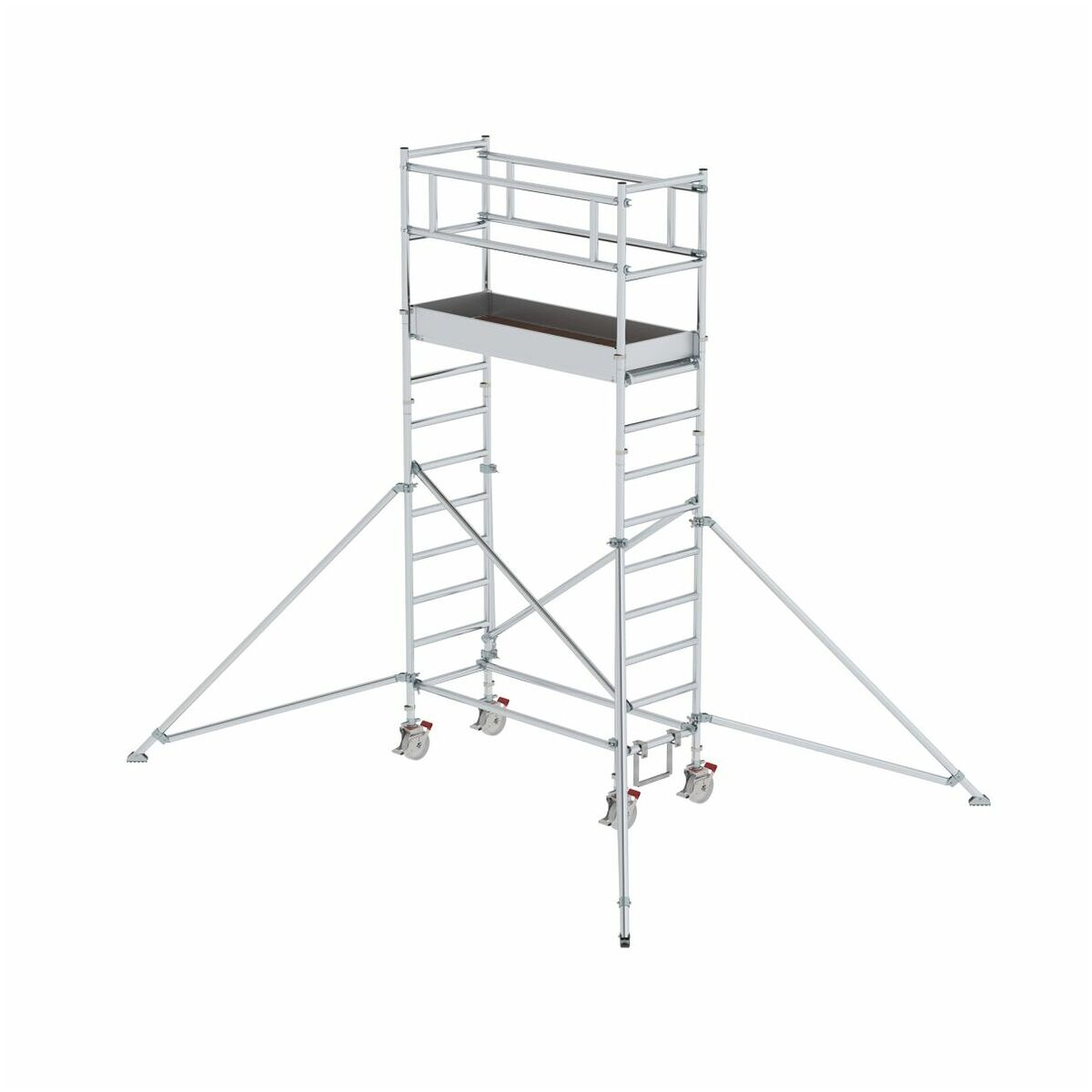 Aluminium-Rollgerüst mit Ausleger, Standhöhe 3,07 m