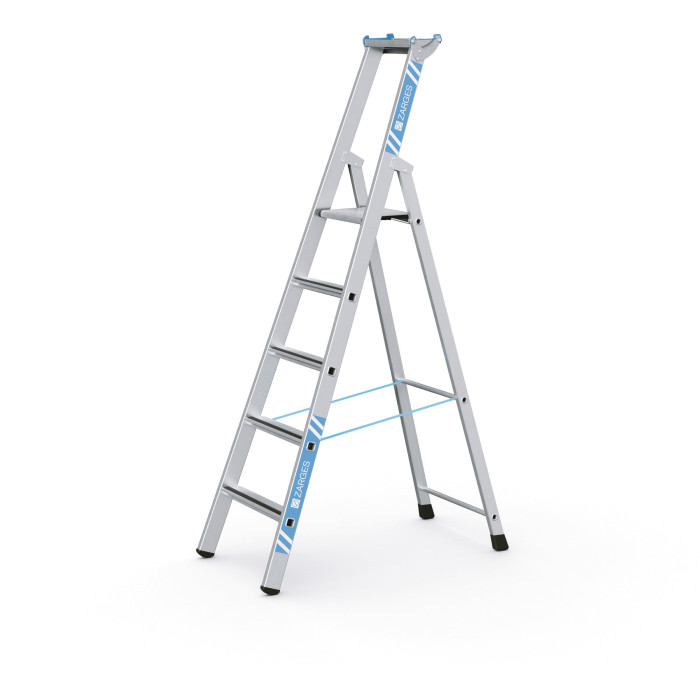 Saferstep S, Gebördelte Stufen-Stehleiter, 3 Stufen einschl. Plattform