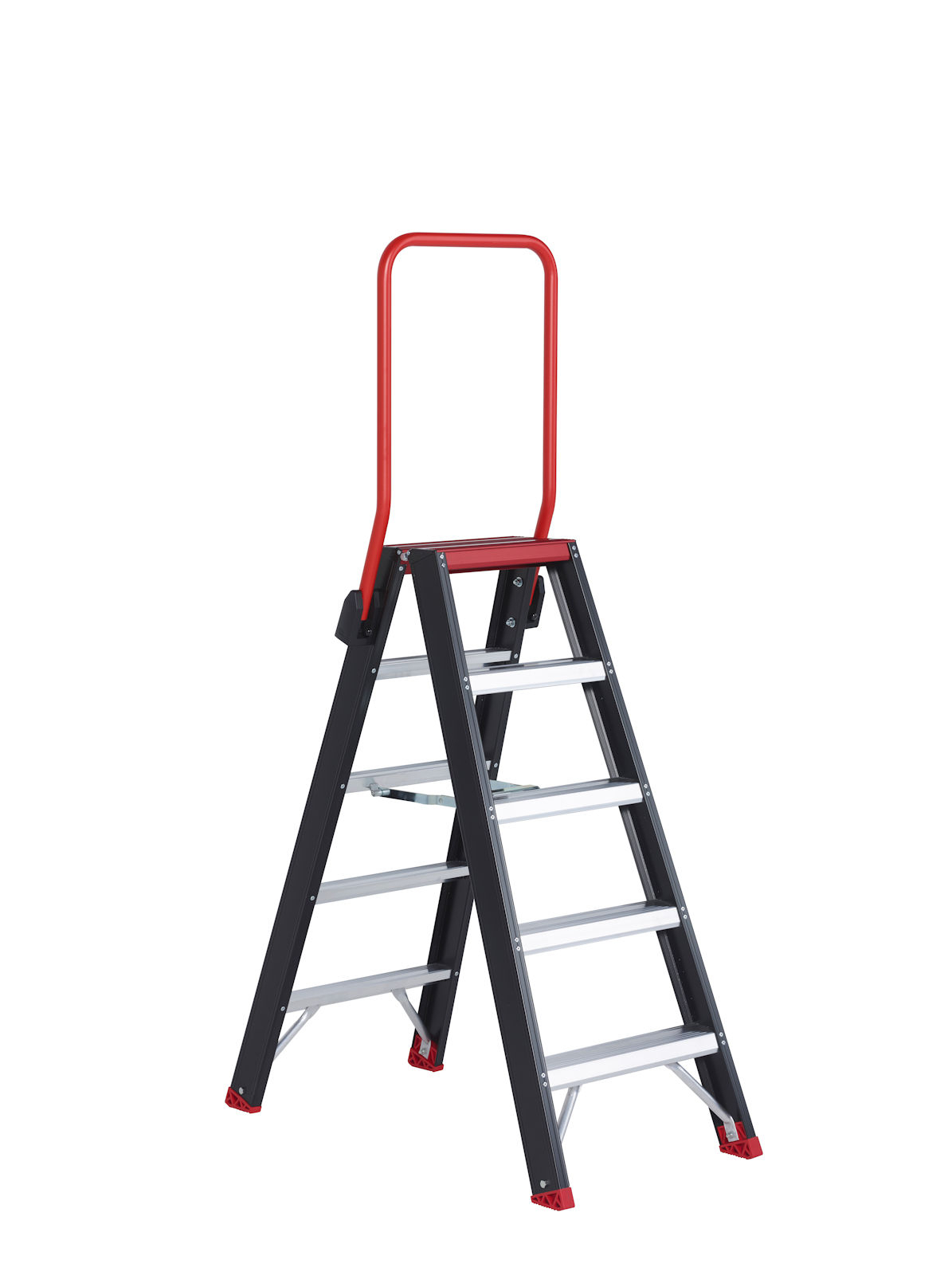 Taurus TDO Stufenstehleiter - beidseitig begehbar, 2 x 2 Stufen