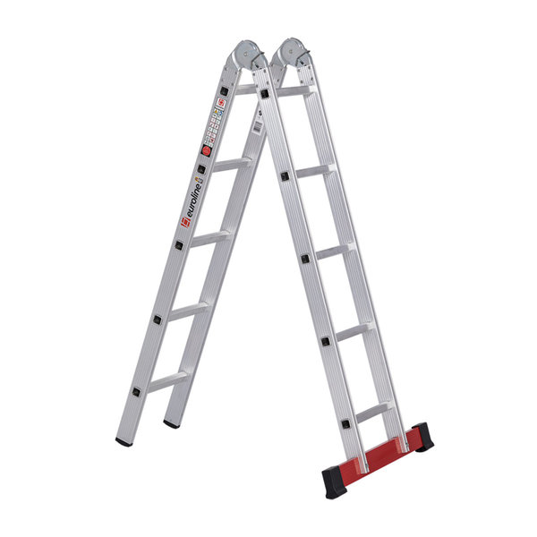PREMIUM line Alu-Klappleiter, 2 x 5 Sprossen PREMIUM line Alu-Klappleiter, 2 x 5 Sprossen