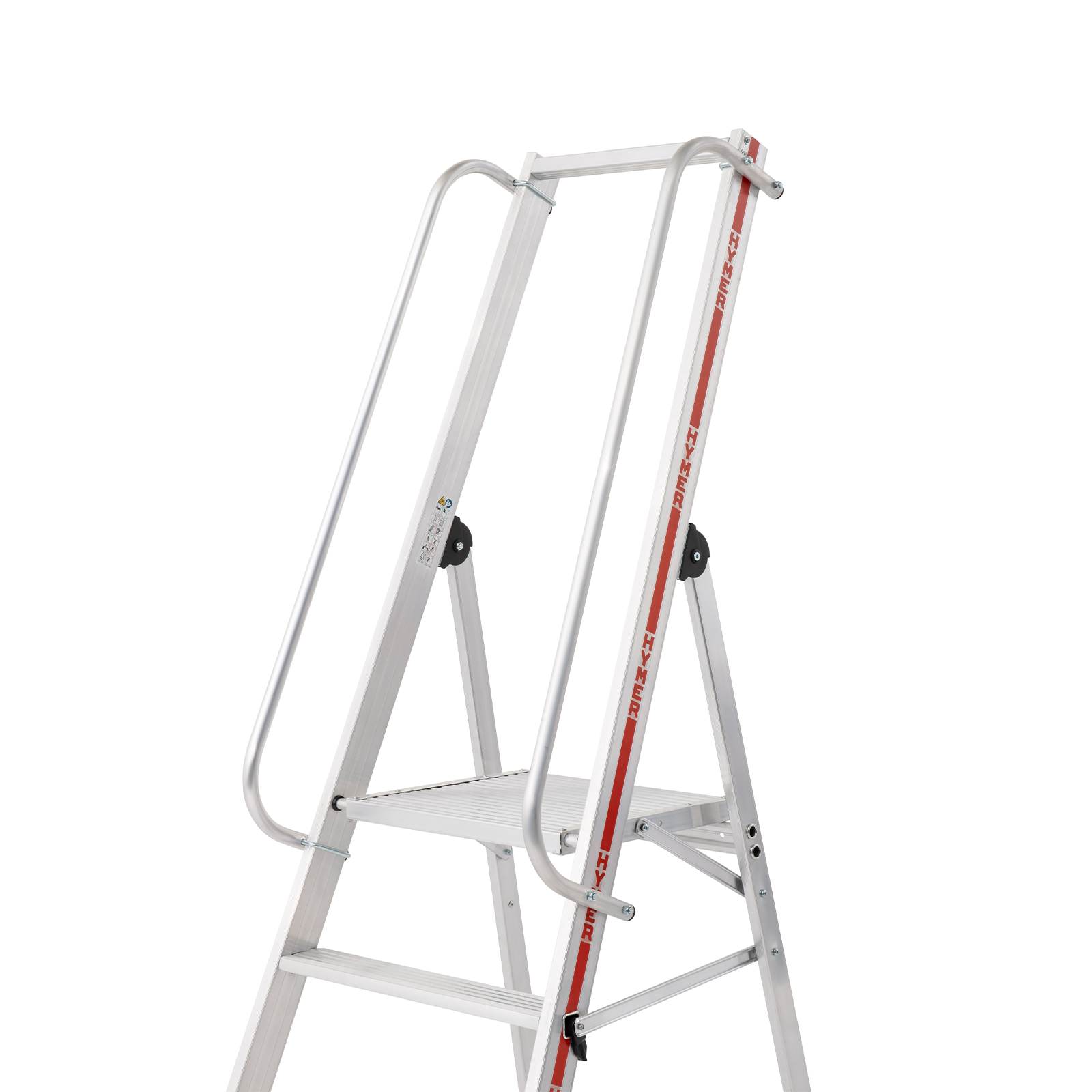 Plattformleiter mit langem Handlauf - 8 Stufen Plattformleiter mit langem Handlauf - 8 Stufen