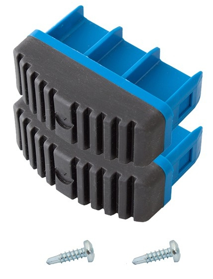 Fußstopfen (Paar), blau – Holm 64x25 Fußstopfen (Paar), blau – Holm 64x25