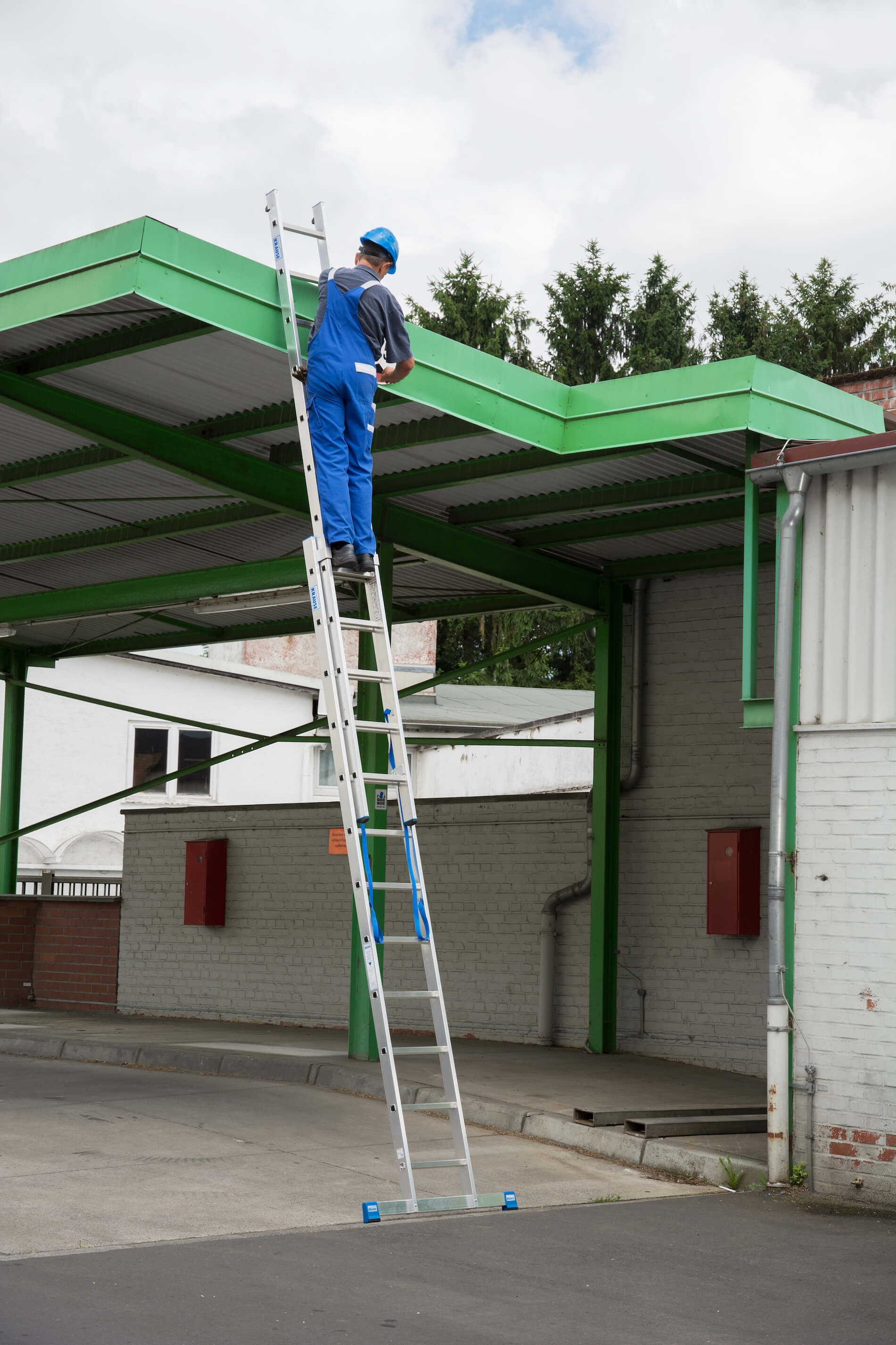 Stabilo Sprossen-Mehrzweckleiter  2x9 Sprossen/Stufen