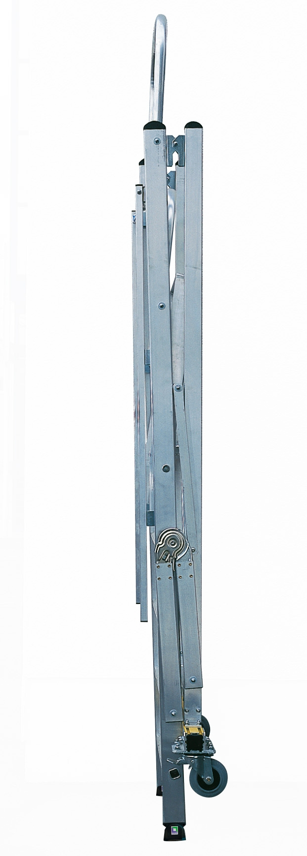 Aluminium-Podestleiter, fahrbar, klappbar, 5 Stufen Aluminium-Podestleiter, fahrbar, klappbar, 5 Stufen