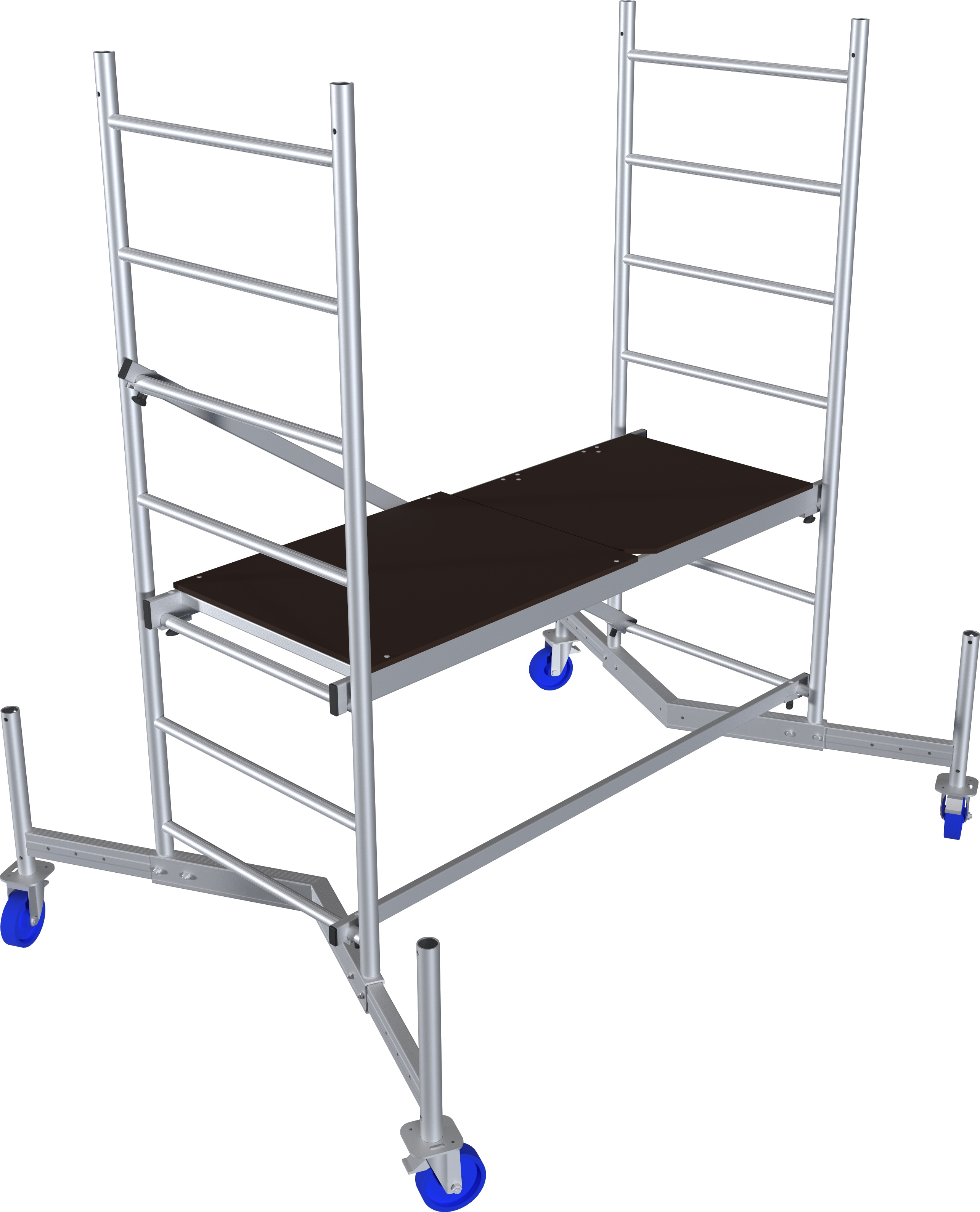 ClimTec®, Arbeitsgerüst (Alu), Grundgerüst - plus Rollen