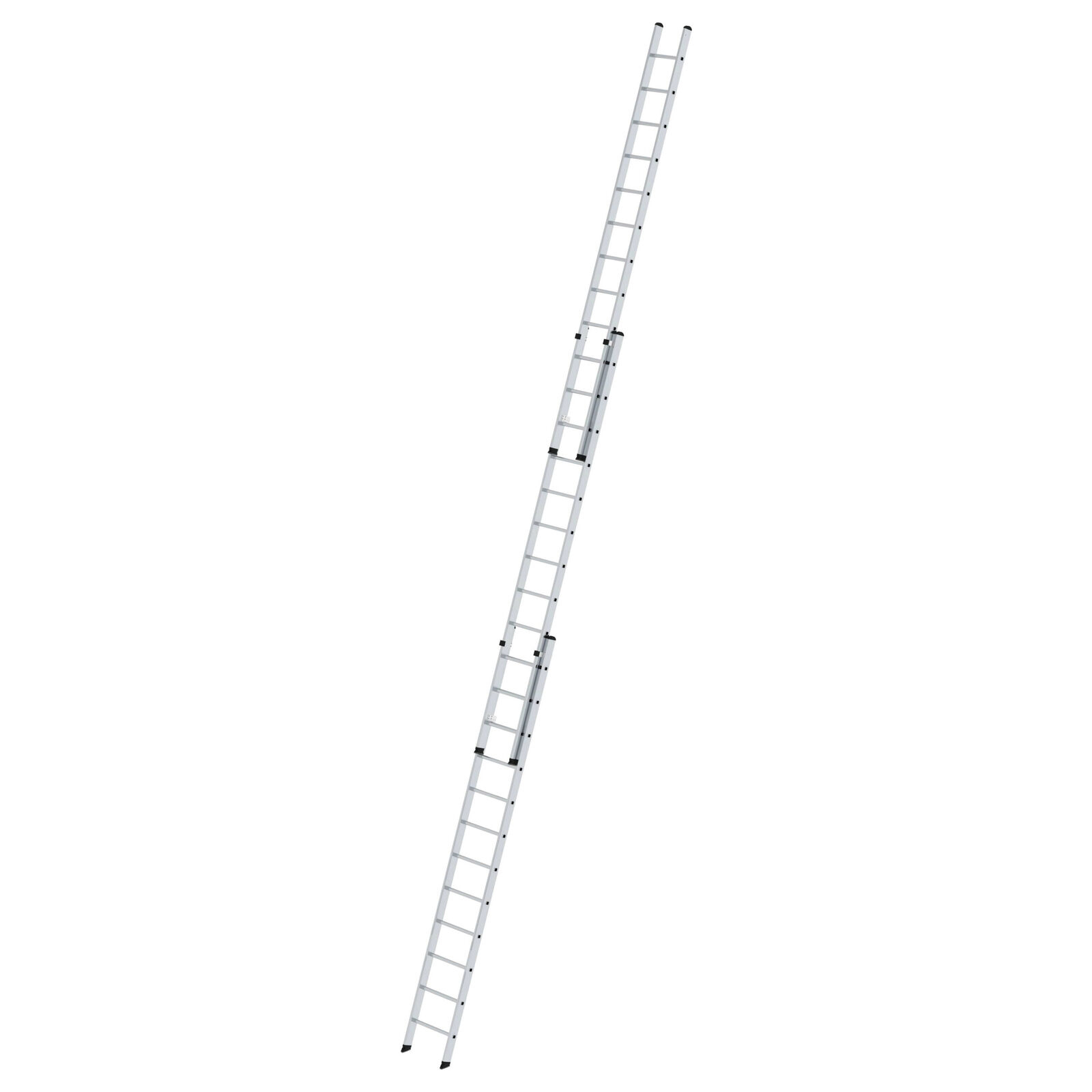 Aluminium-Schiebeleiter 3-teilig, 3x12 Sprossen Aluminium-Schiebeleiter 3-teilig - 3x8 Sprossen