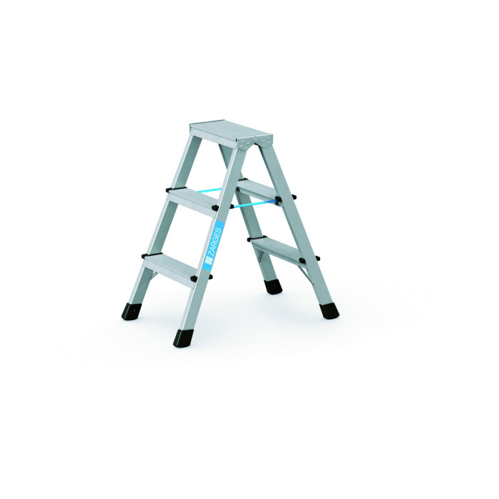 XLstep B, Genietete Stufen-Stehleiter, 2x3 Stufen XLstep B, Genietete Stufen-Stehleiter, 2x3 Stufen