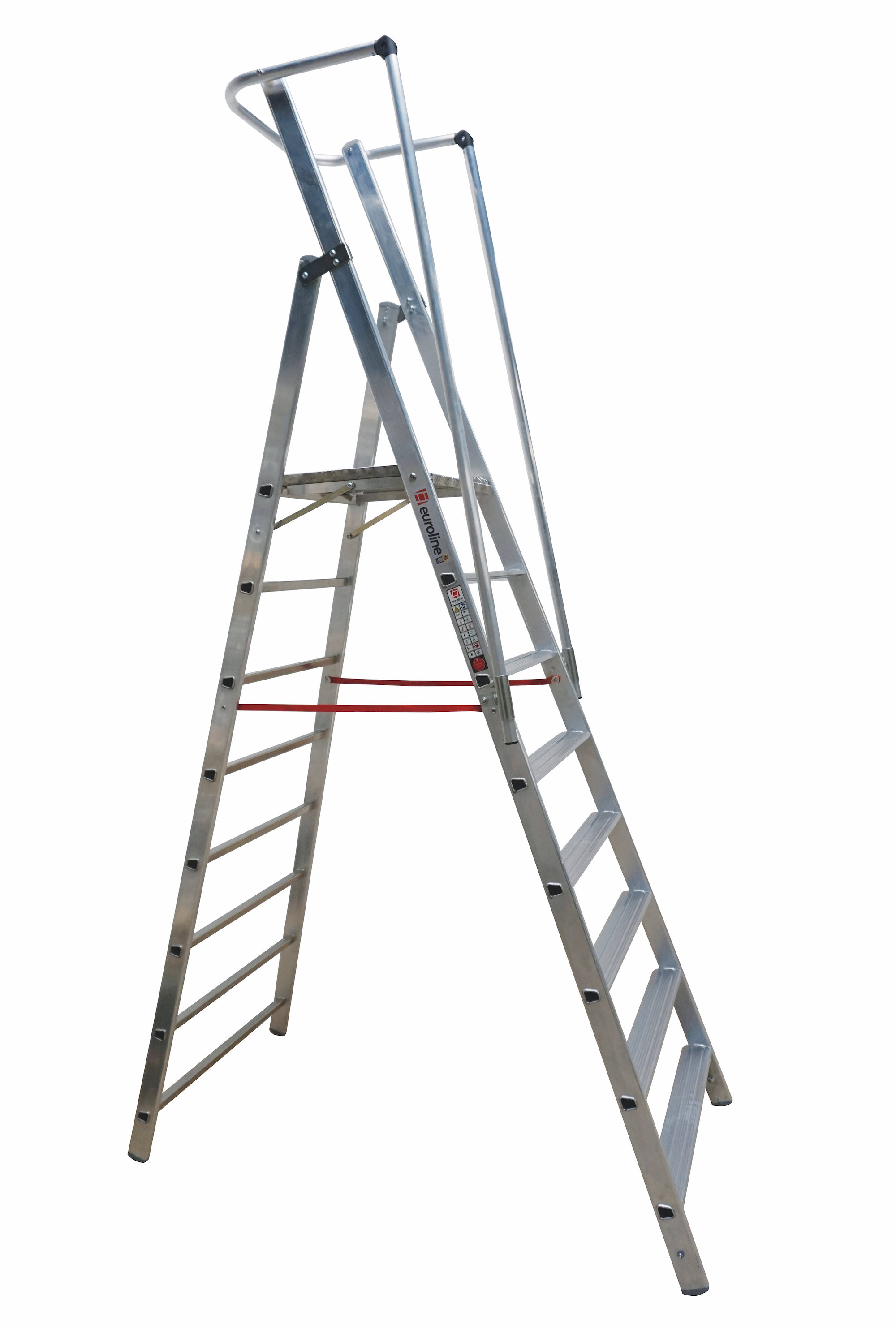 WORK line Leichte Alu – Plattformleiter, 5 Stufen