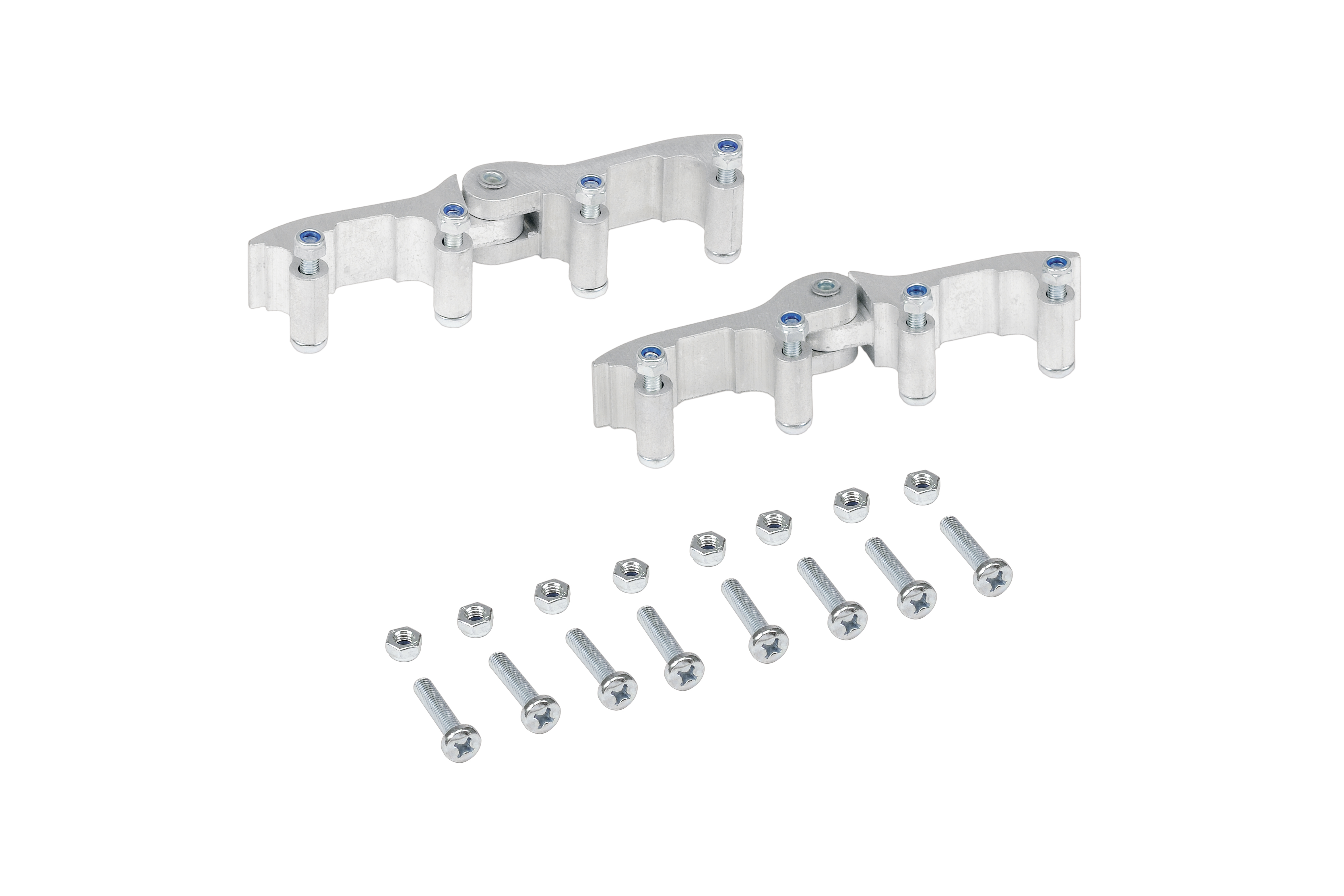 Ersatzteilset Scharniere für Sprossenstehleitern 4023+6023 - Holmgröße 71 mm Ersatzteilset Scharniere für Sprossenstehleitern