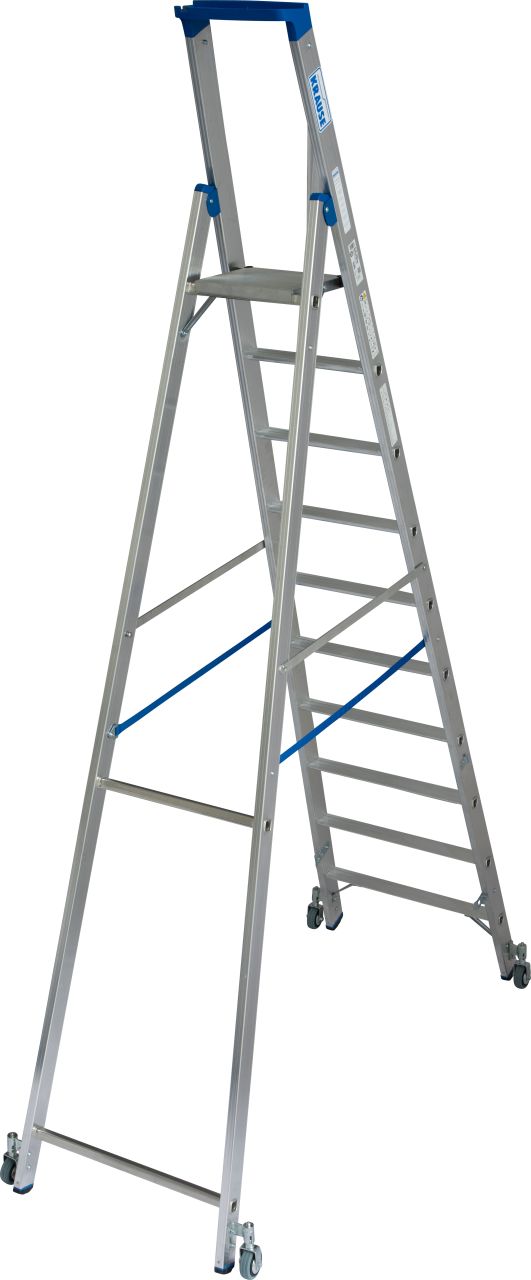 STABILO Stufen-Stehleiter, fahrbar 10 Stufen STABILO Stufen-Stehleiter, fahrbar 10 Stufen