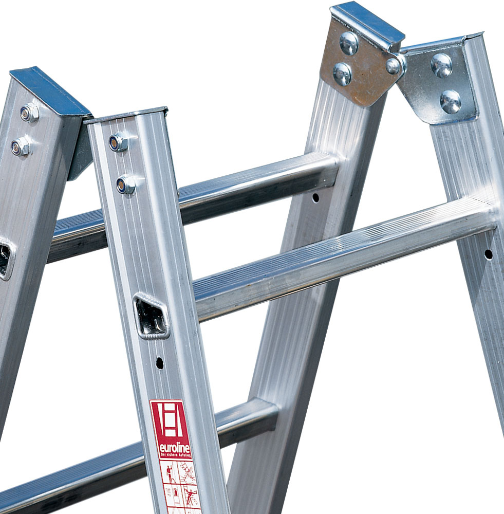 PREMIUM line Alu-Sprossenstehleiter, 2 x 4 Sprossen