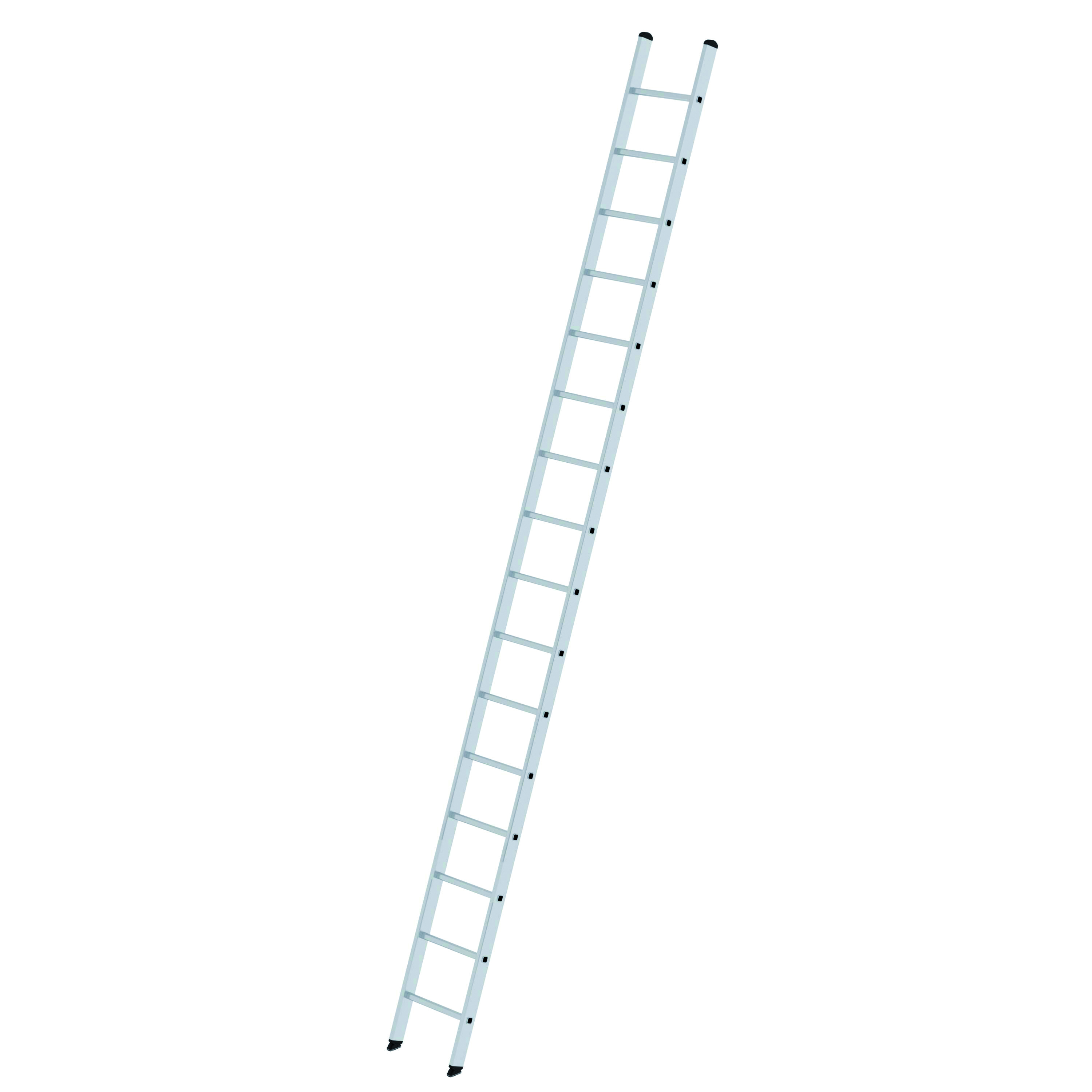 Sprossen-Anlegeleiter ohne Traverse, 16 Sprossen Sprossen-Anlegeleiter ohne Traverse - 6 Sprossen