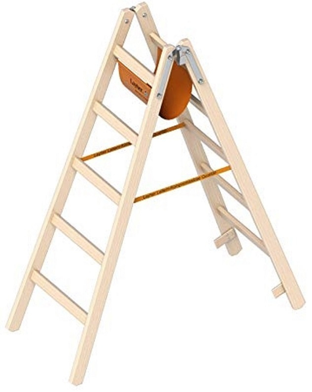 Holzstehleiter 1038 - 8 Sprossen