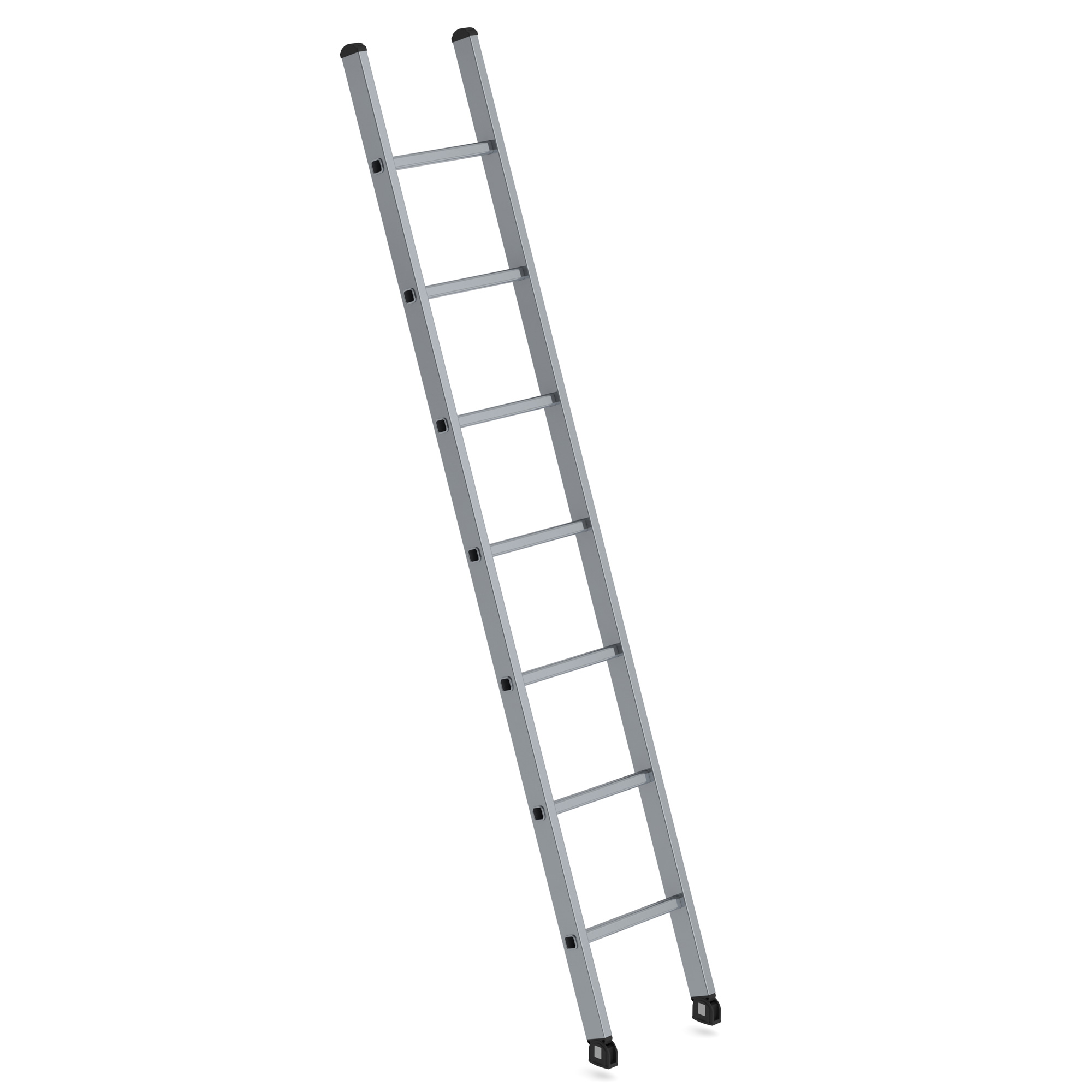 Sprossen-Anlegeleiter, ohne Standardtraverse, 6 Sprossen Sprossen-Anlegeleiter, ohne Standardtraverse, 6 Sprossen