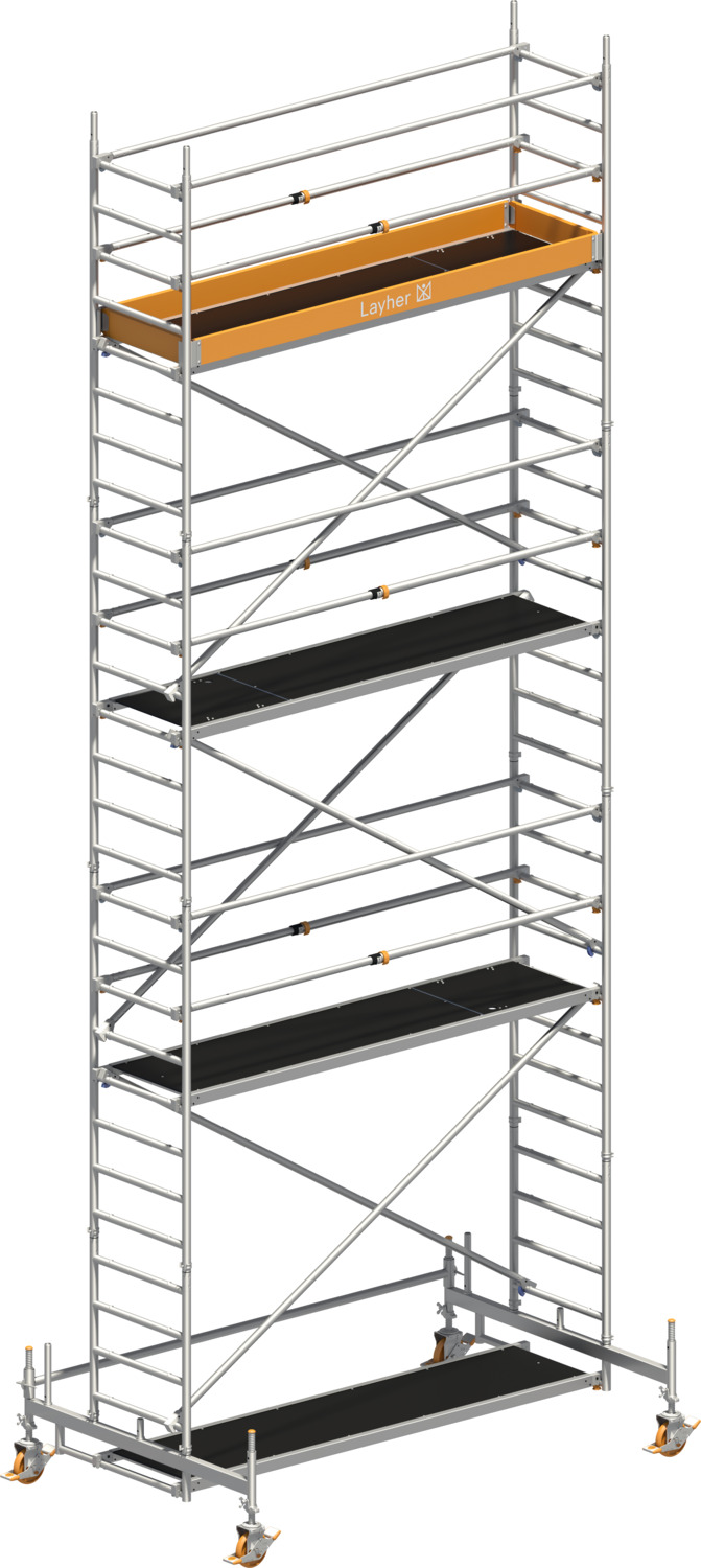 Uni Standard P2 mit Uni Telegeländer, Standhöhe 11,38 m
