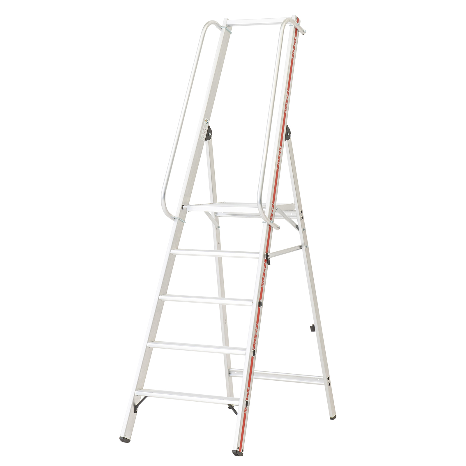 Plattformleiter mit langem Handlauf - 8 Stufen Plattformleiter mit langem Handlauf - 8 Stufen