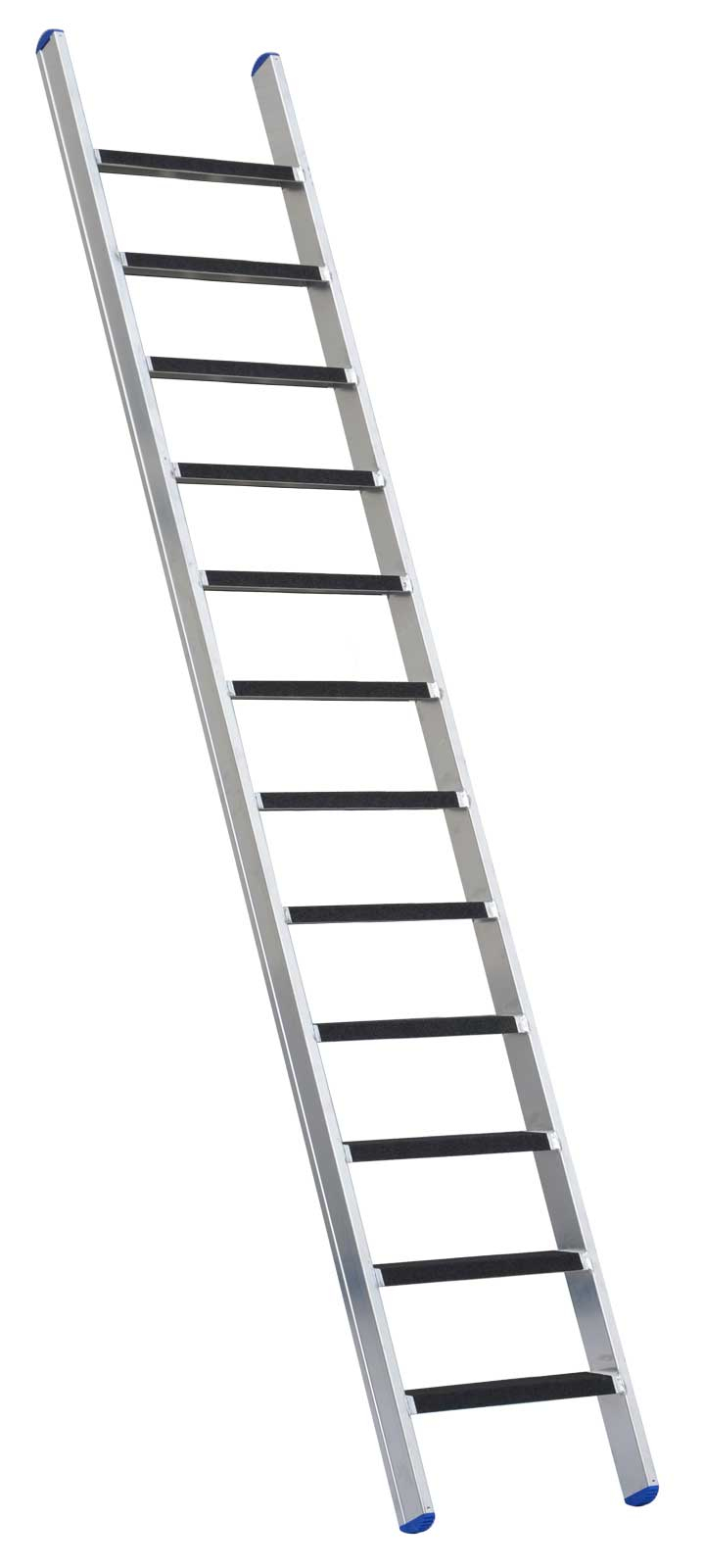 Stufenanlegeleiter 60cm extra breit, Antirutschbelag, 21 Stufen