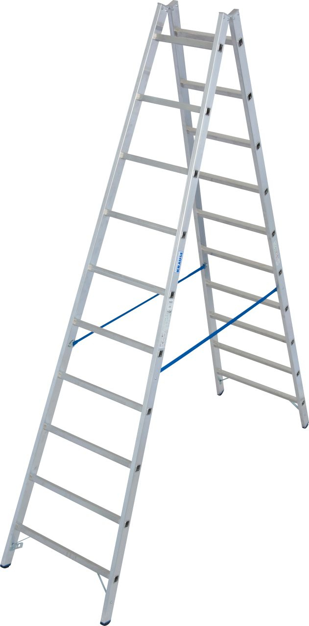 Stabilo Sprossen-Doppelleiter, 2x10 Stufen Stabilo Sprossen-Doppelleiter 2x6 Sprossen