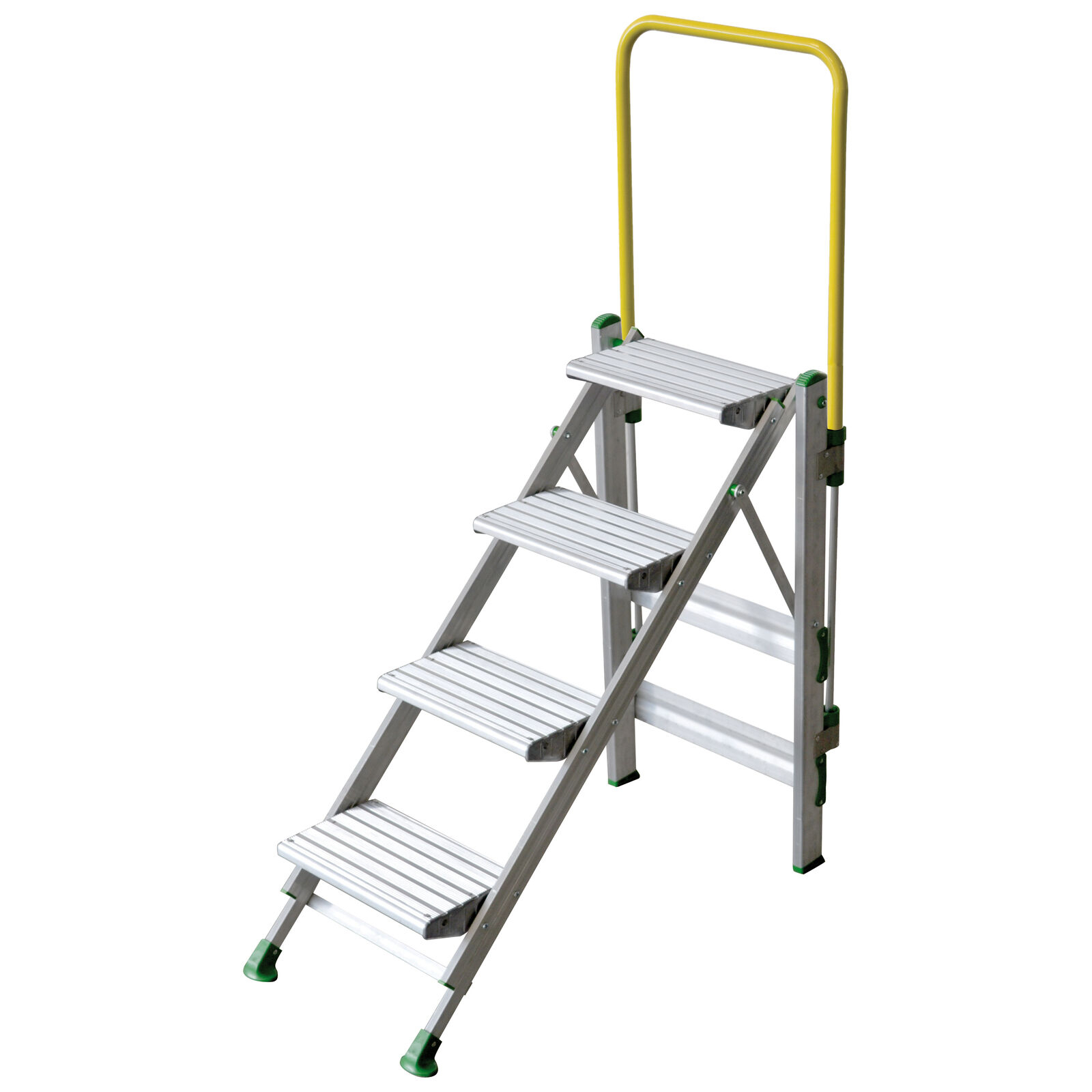 Klapptreppe "Plio" S600 Abb. 4 Stufen mit Sicherheitsbügel Klapptreppe "Plio" S600 2 Stufen