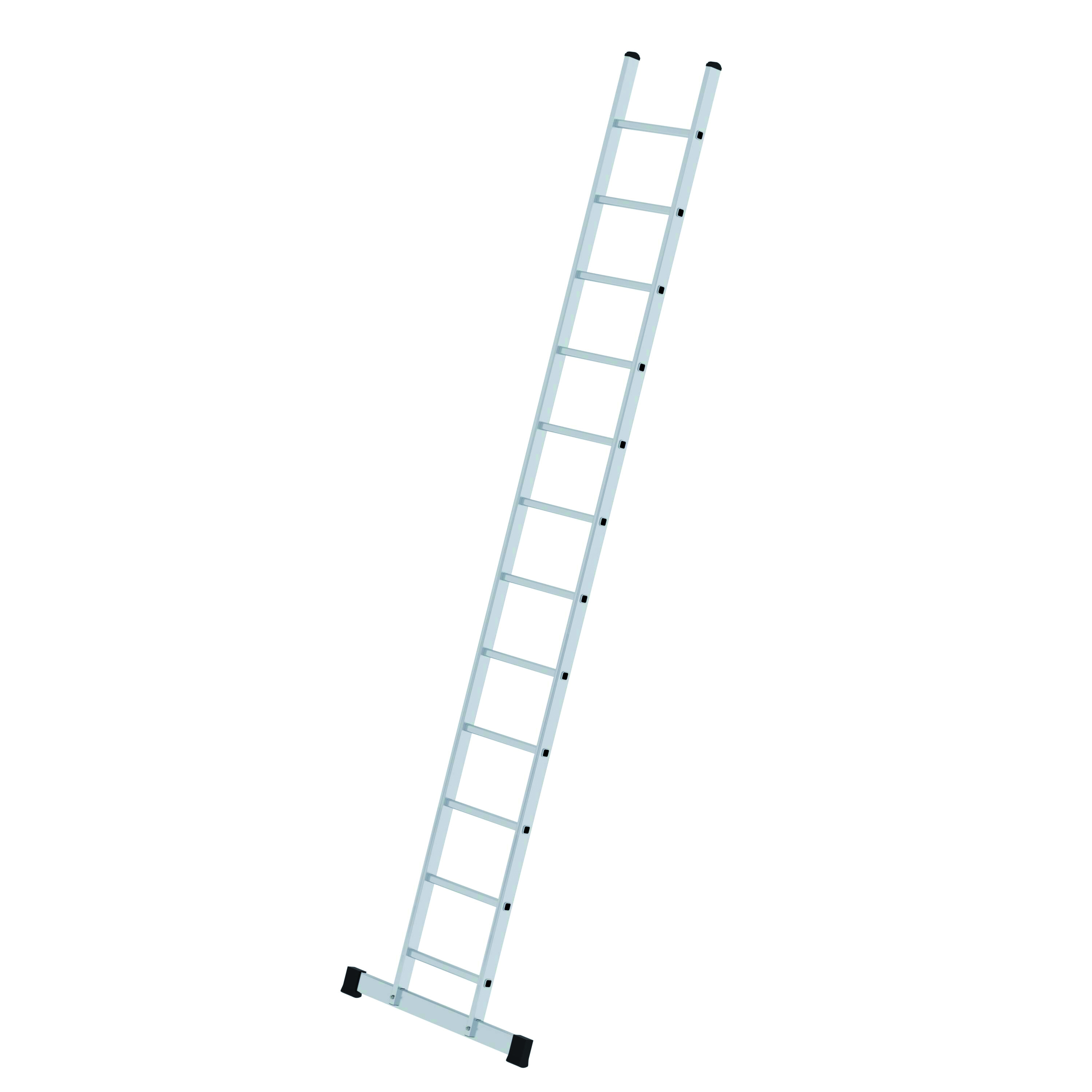 Sprossen-Anlegeleiter mit Standard-Traverse, 12 Sprossen Sprossen-Anlegeleiter mit Standard-Traverse - 12 Sprossen