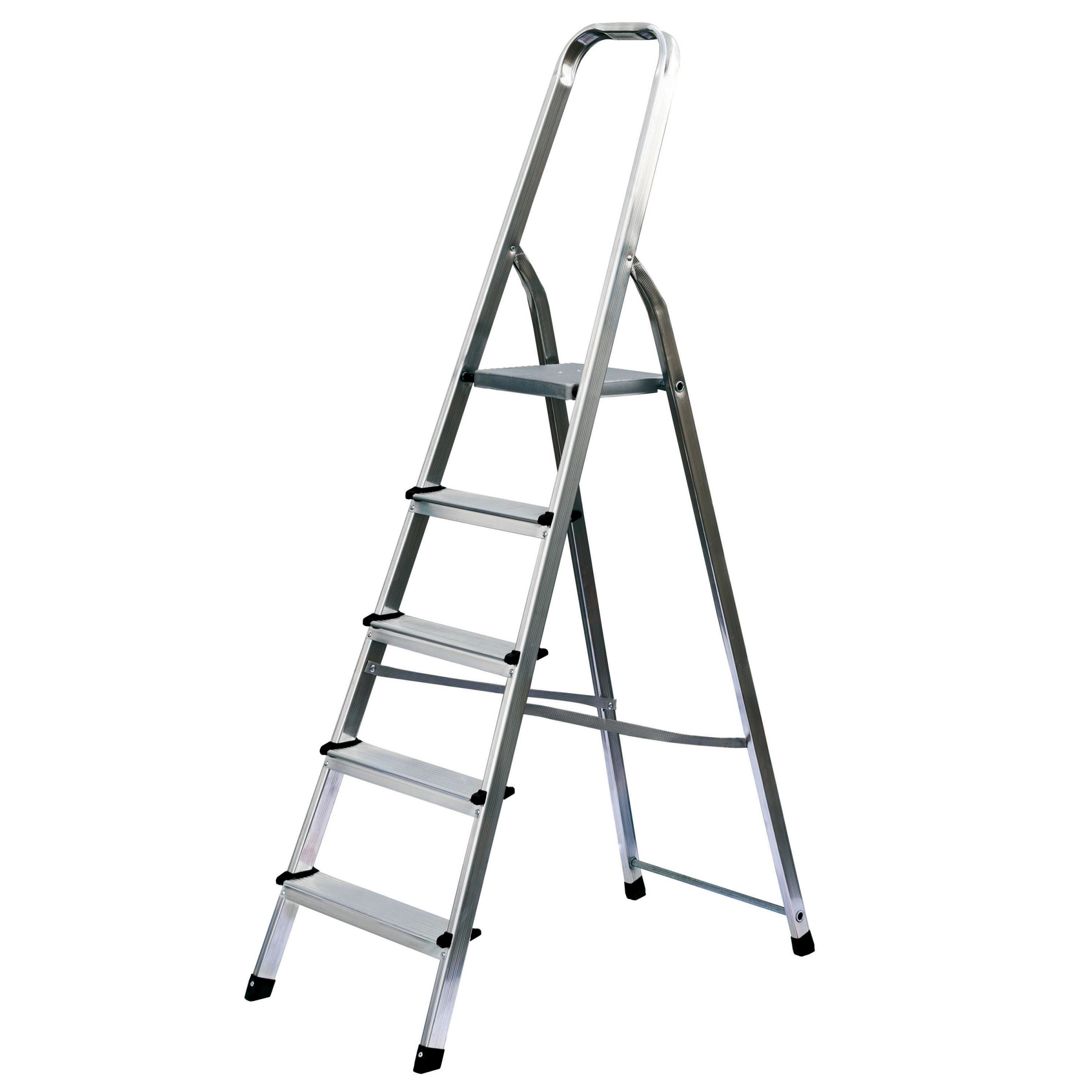 Haushaltsstehleiter, einseitig begehbar, 3 Stufen Haushaltsstehleiter, einseitig begehbar, 3 Stufen
