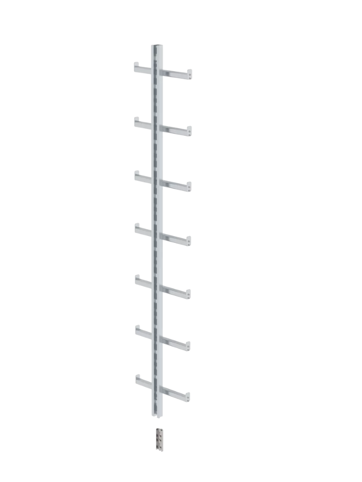Einholmleiter aus Aluminium, Länge 1,96 m Einholmleiter aus Aluminium, Länge 1,96 m