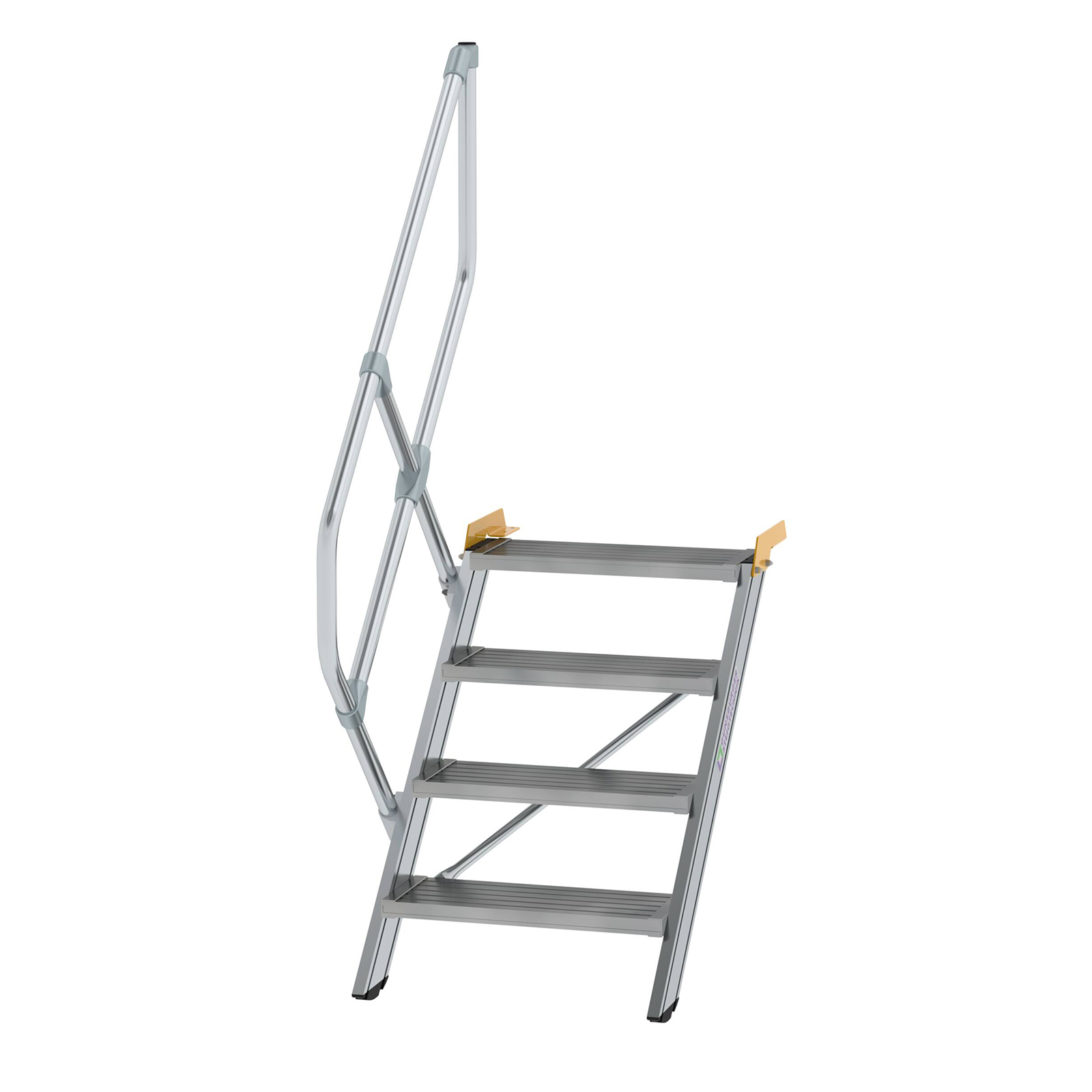 Aluminium-Treppe 45°, Stufenbreite 600 mm
