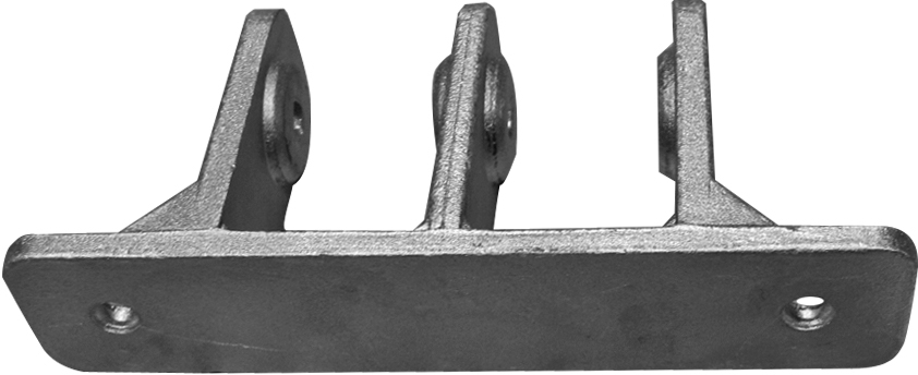 Doppelter U-Bügel aus Gussaluminium für doppelte diagonale Verstärkung Doppelter U-Bügel aus Gussaluminium für doppelte diagonale Verstärkung