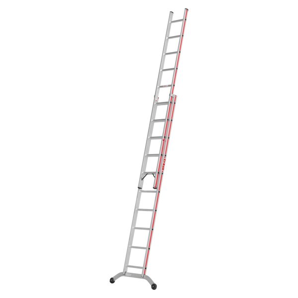 Schiebeleiter, zweiteilig - 2x6 Sprossen
