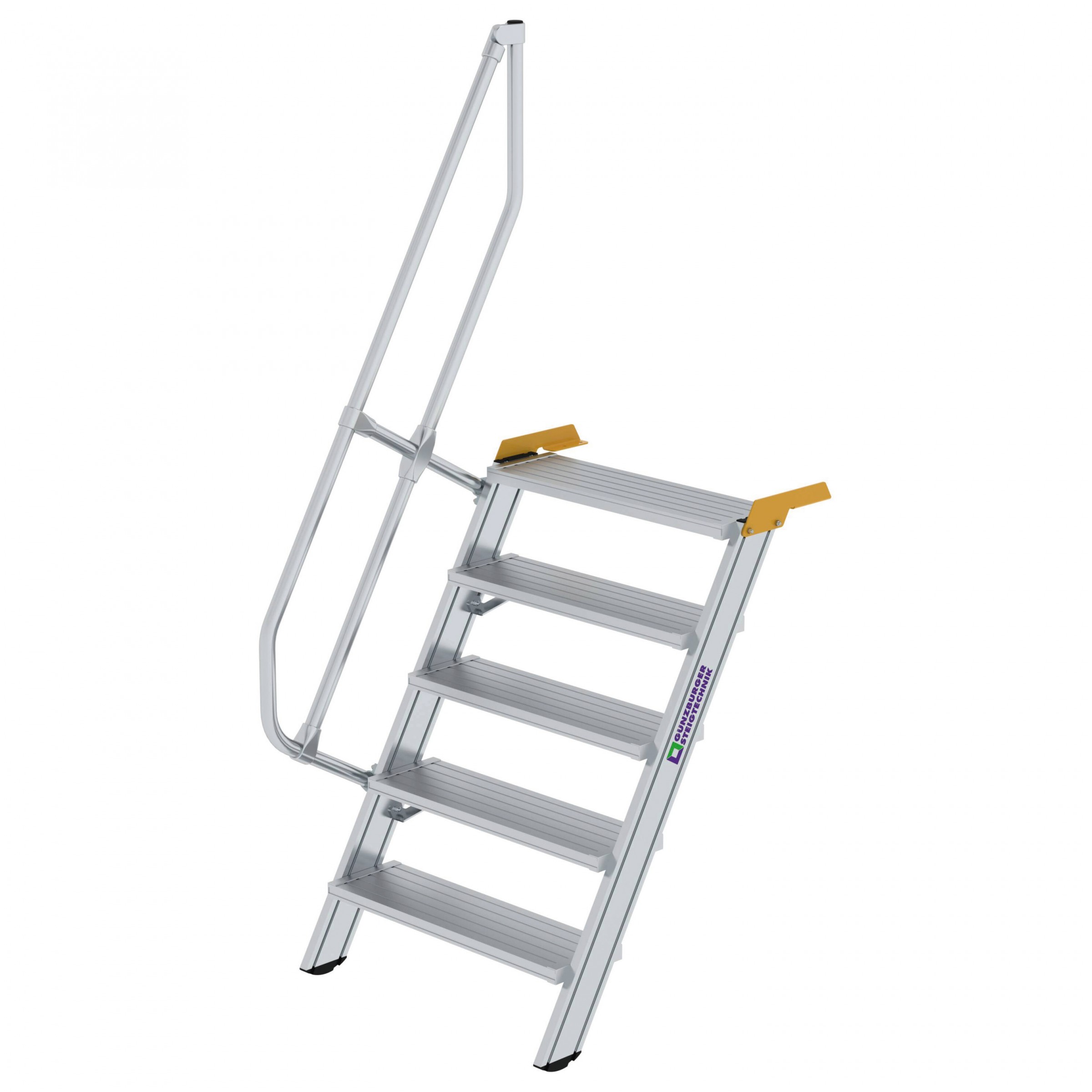 Aluminium-Treppe 60°, Stufenbreite 800 mm, 4 Stufen Aluminium-Treppe 60°, Stufenbreite 800 mm, 4 Stufen