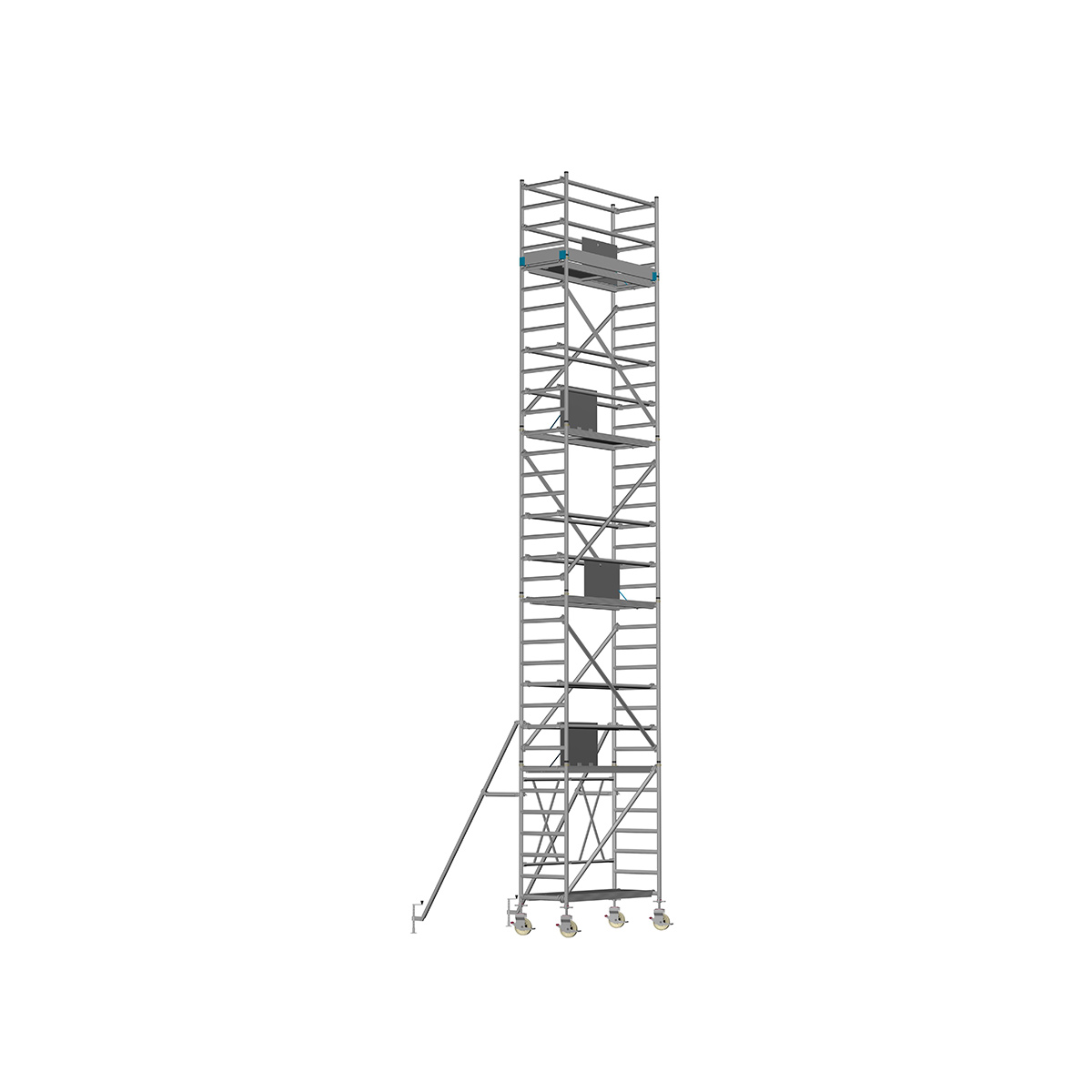 Chiemsee 2 PROFI- Länge: 2,54 m - Breite: 0,74 m, Standhöhe 11,00 m
