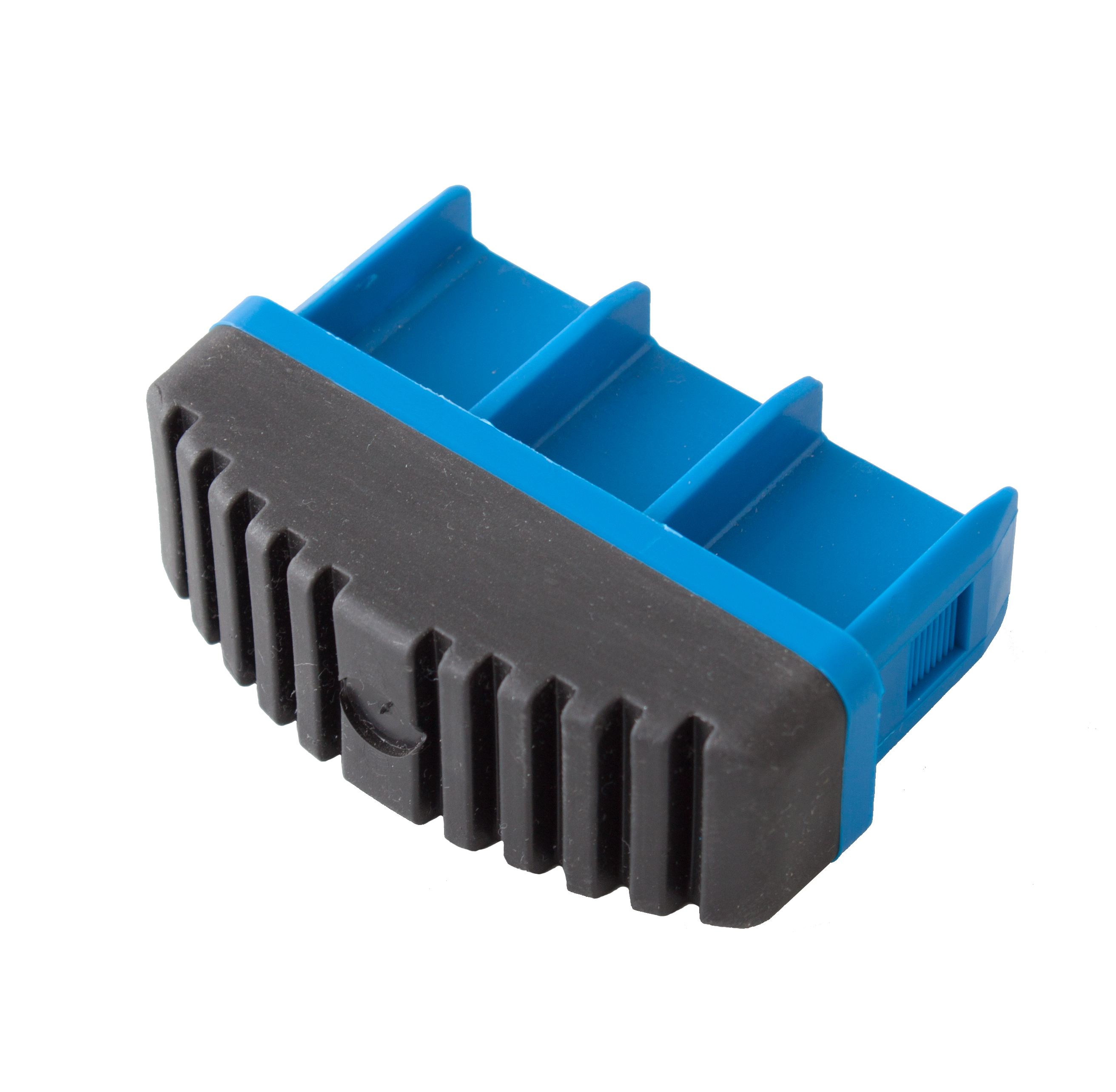 Fußstopfen (Paar), blau – Holm 77x25, K-211019 Fußstopfen 77 x 25 mm blau (Paar)
