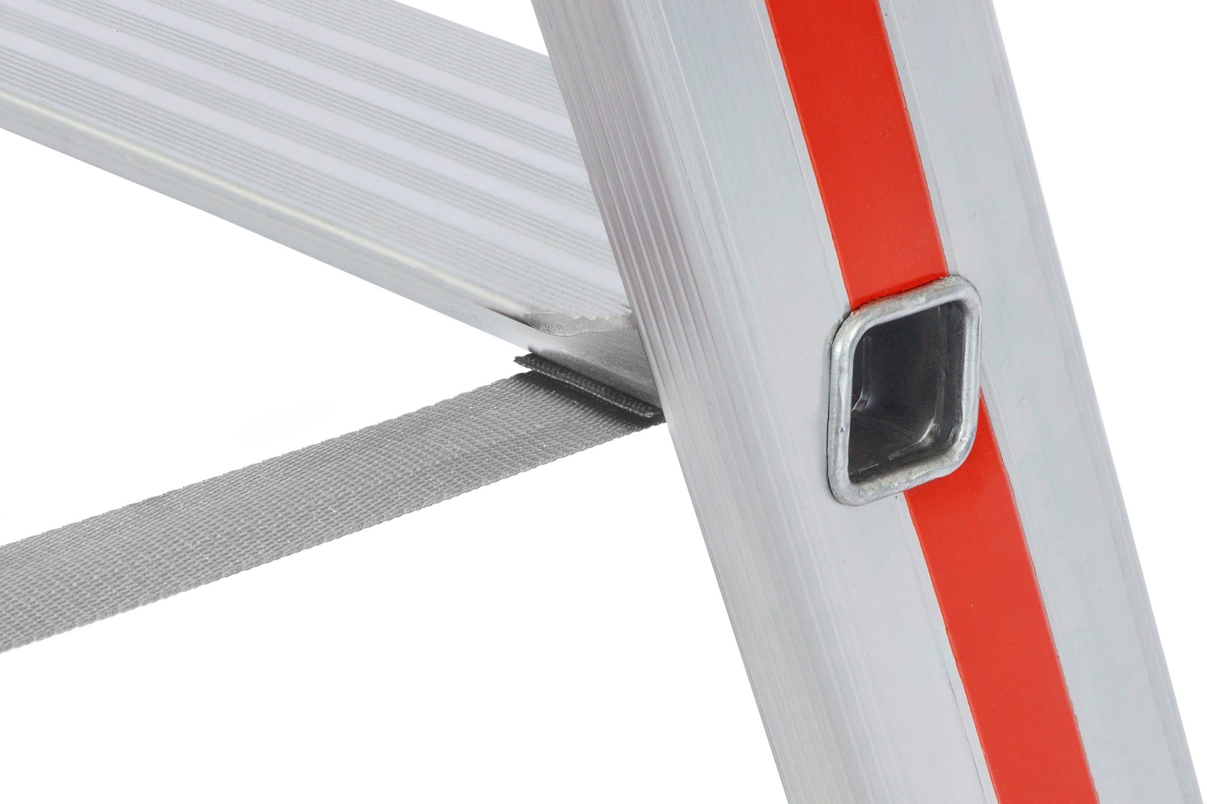 Stufenstehleiter mit Plattform, einseitig begehbar - 7 Stufen