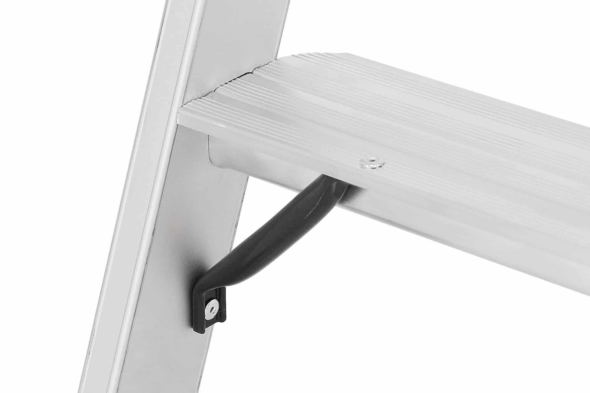 Stufenstehleiter mit Plattform, einseitig begehbar - 8 Stufen