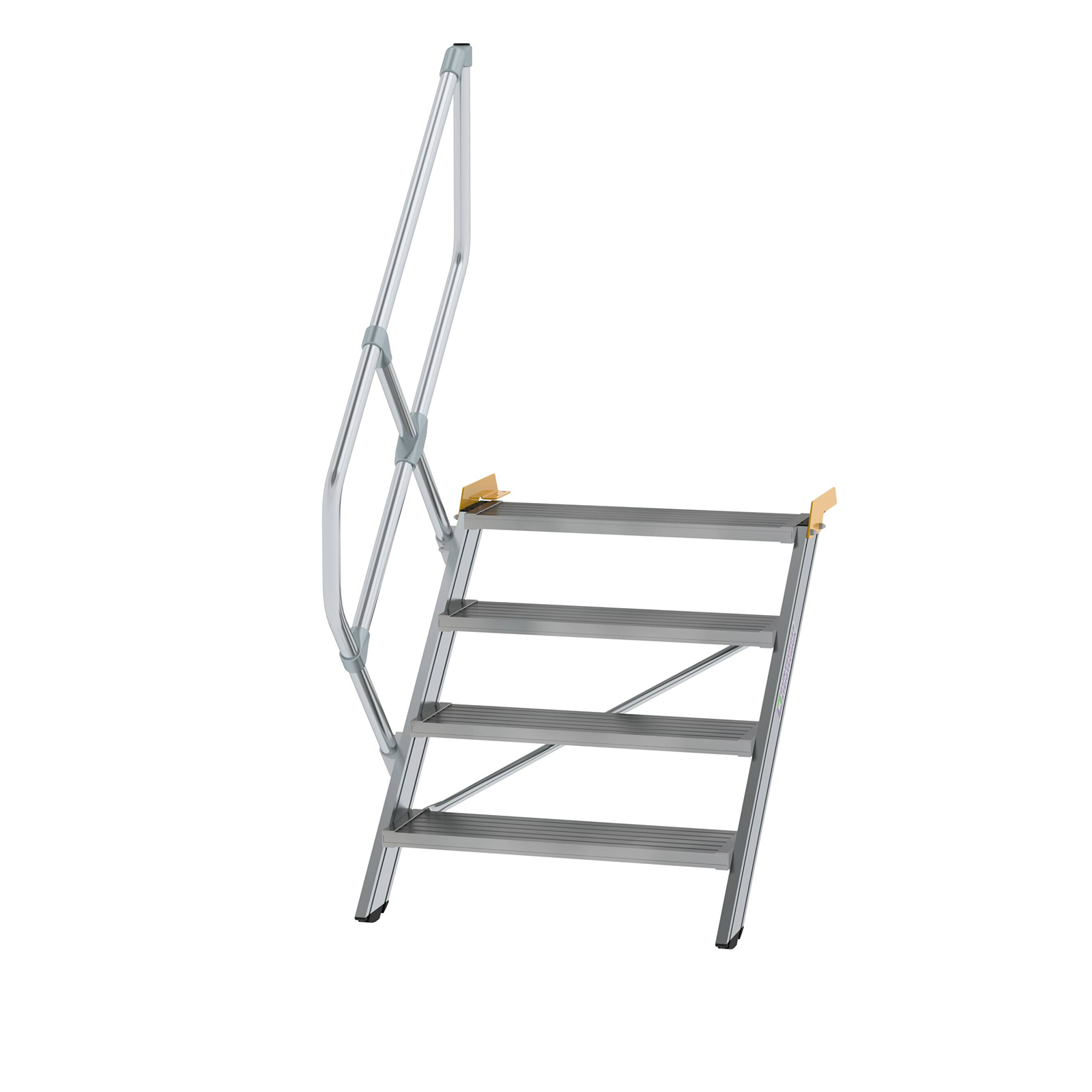 Aluminium-Treppe 45°, Stufenbreite 800 mm