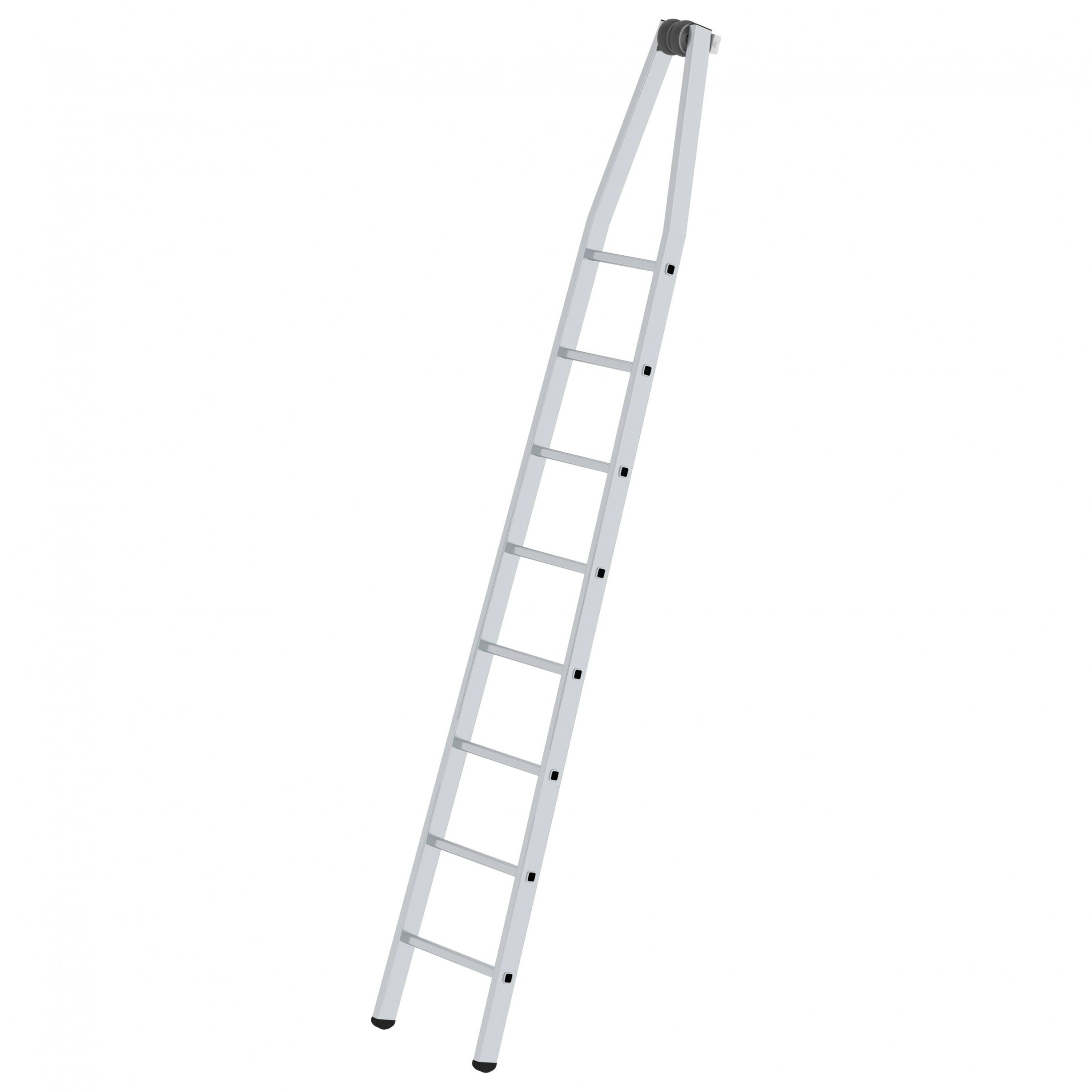 Sprossen-Glasreinigerleiter, Einzel-Oberteil 8 Sprossen Sprossen-Glasreinigerleiter, Einzel-Oberteil 8 Sprossen