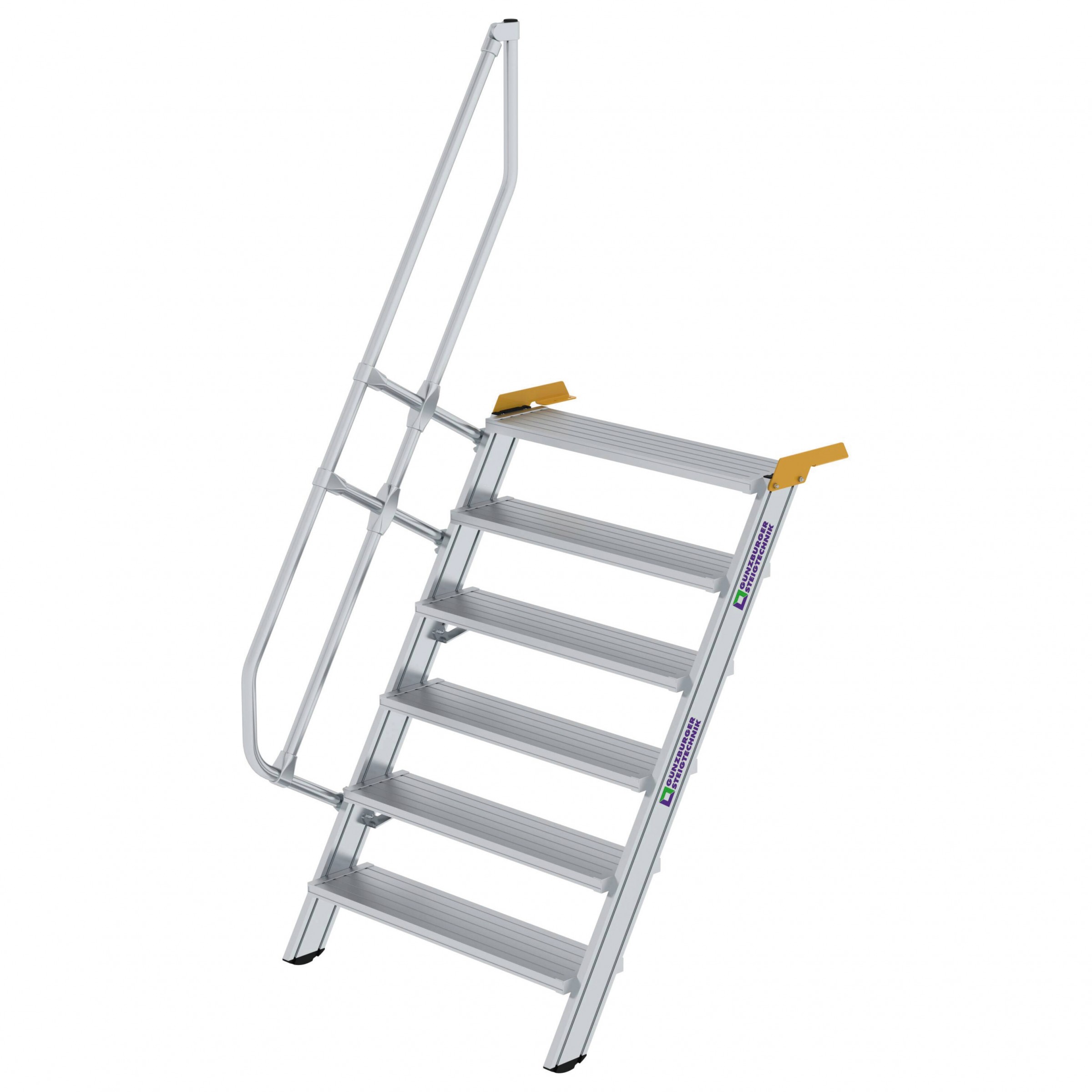 Aluminium-Treppe 60°, Stufenbreite 1000 mm, 5 Stufen Aluminium-Treppe 60°, Stufenbreite 1000 mm, 5 Stufen