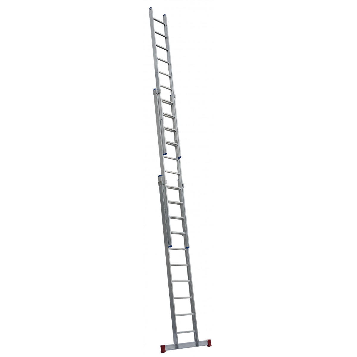 Schiebeleiter Industrieausführung, 3-teilig, 3x12 Sprossen