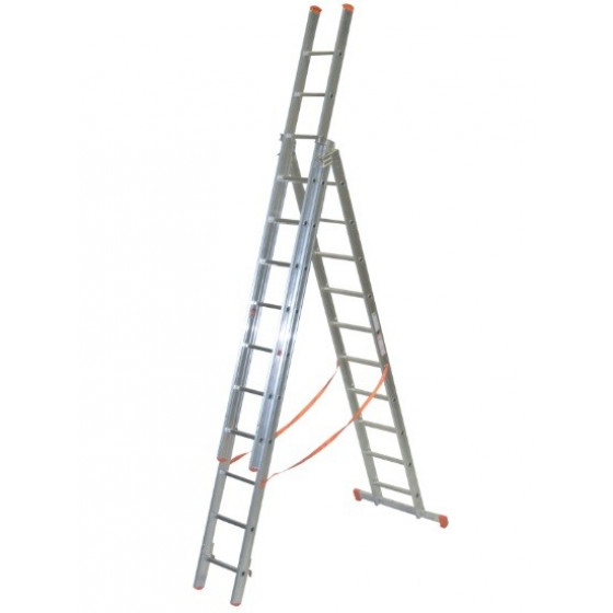 Mehrzweckleiter Genia - 3-teilig - 3x6 Sprossen