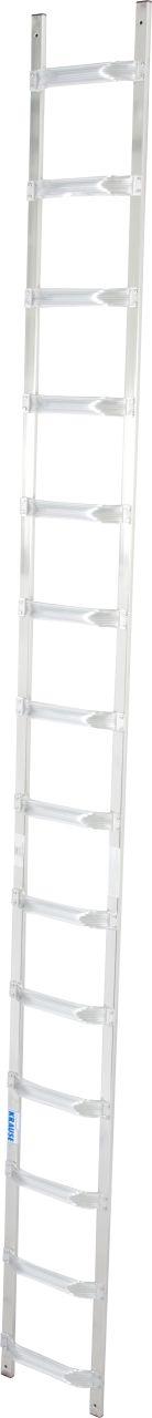 Dachleiter Alu, 14 Stufen DachLeiter mit 8 Sprossen aus Aluminium