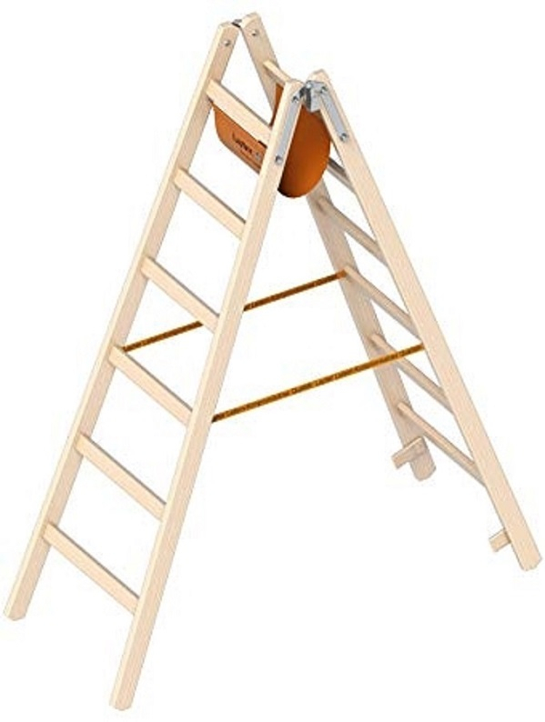 Holzstehleiter 1038 - 8 Sprossen