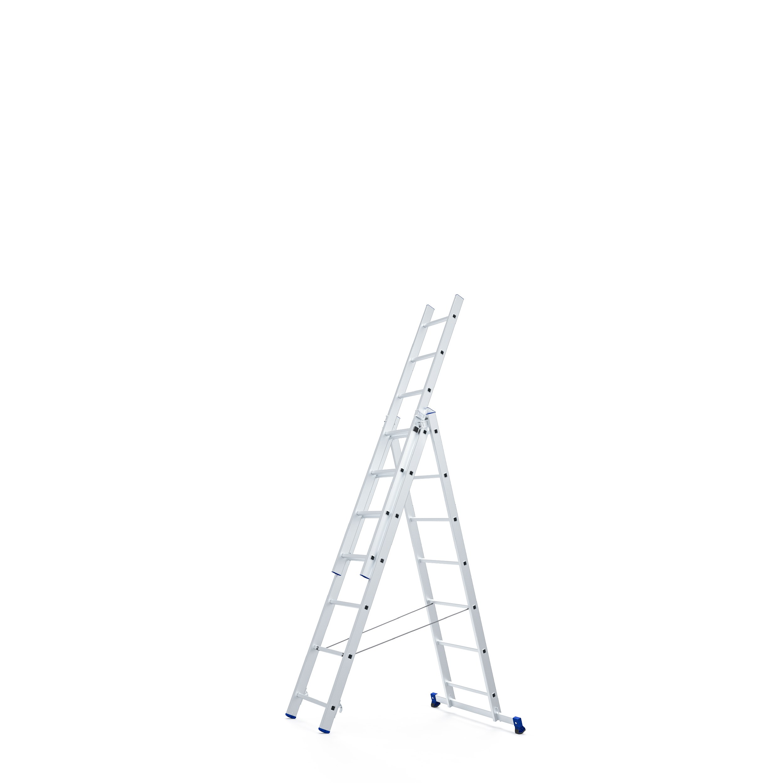 Mehrzweckleiter 3-Teilig 3x8 Sprossen