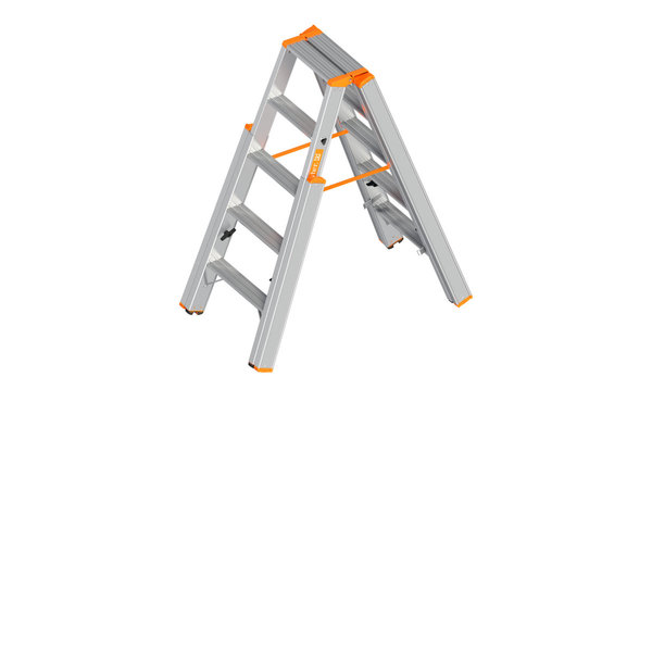 Treppenstehleiter mit Stufen TOPIC 1062, 2x5 Stufen