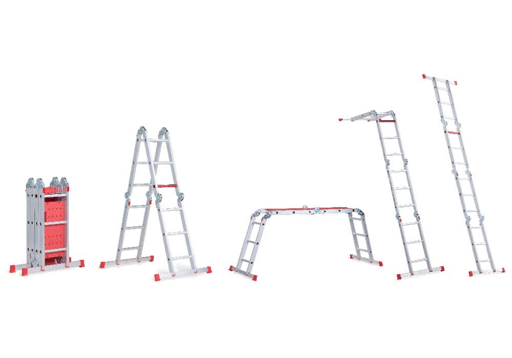 Varitrex Plus Multifunktionale Klappleiter mit Plattform 4x3