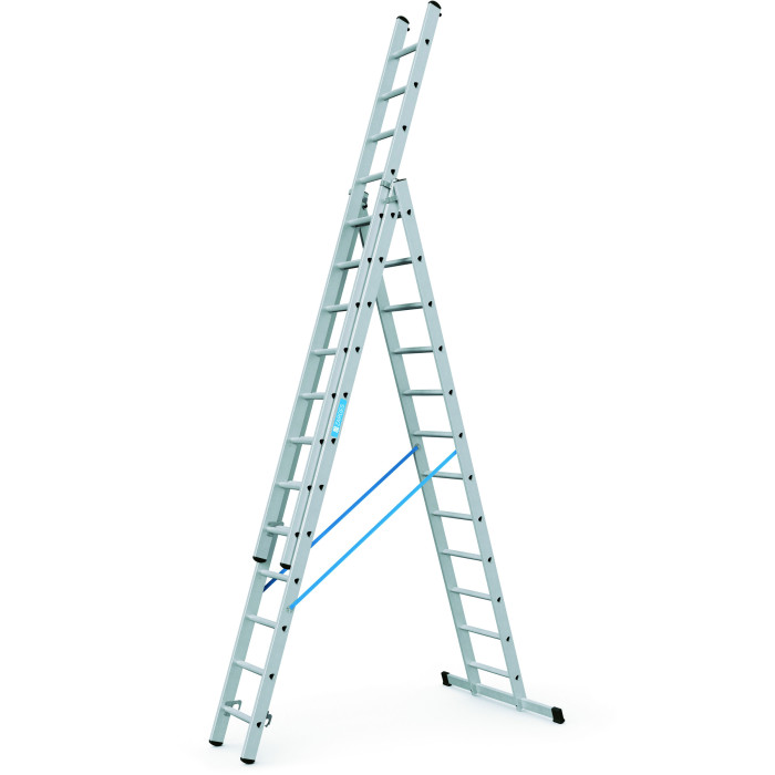 Skymaster DX, Gebördelte Mehrzweckleiter, 3-teilig, 3x8 Sprossen
