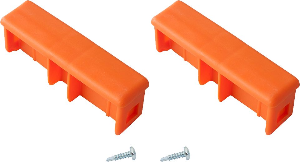 Kopfstopfen 97 x 25 mm orange (Paar) Kopfstopfen 97 x 25 mm orange (Paar)