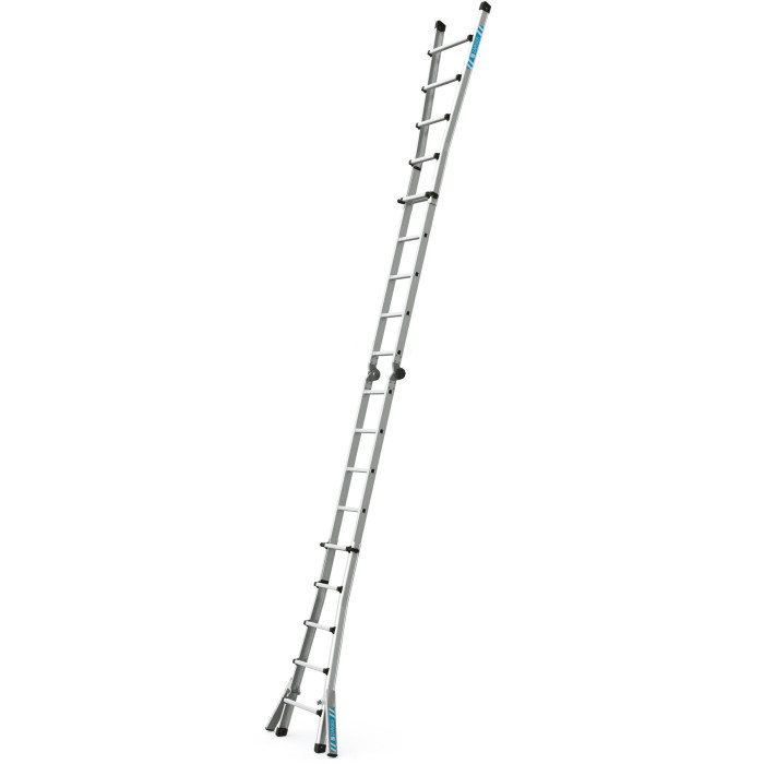 Variotec V, Gebördelte Teleskop-Mehrzweckleiter, 4-teilig, 4x4 Sprossen